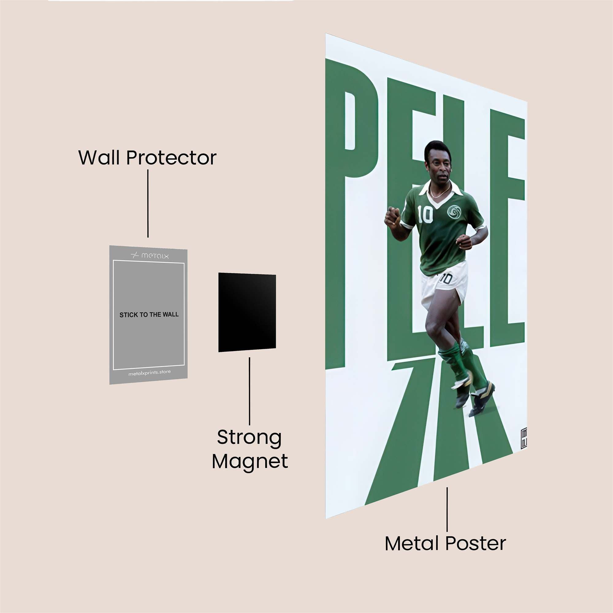 Pele Dynamic Safe Wall Magnetic / M