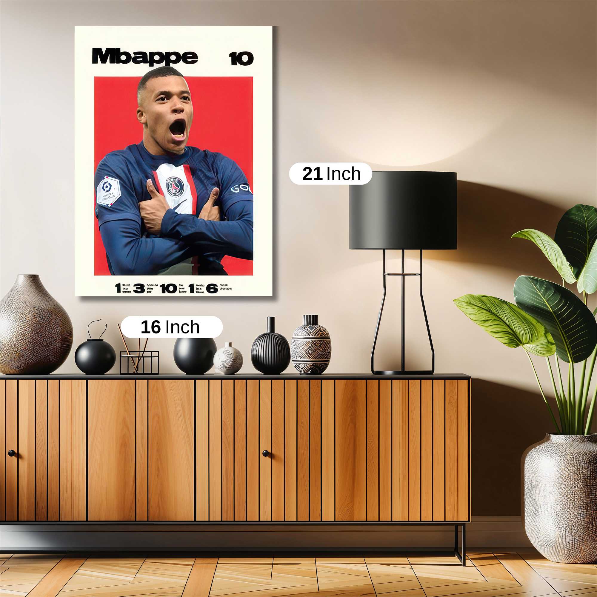 Mbappe Passion Safe Wall Magnetic / M