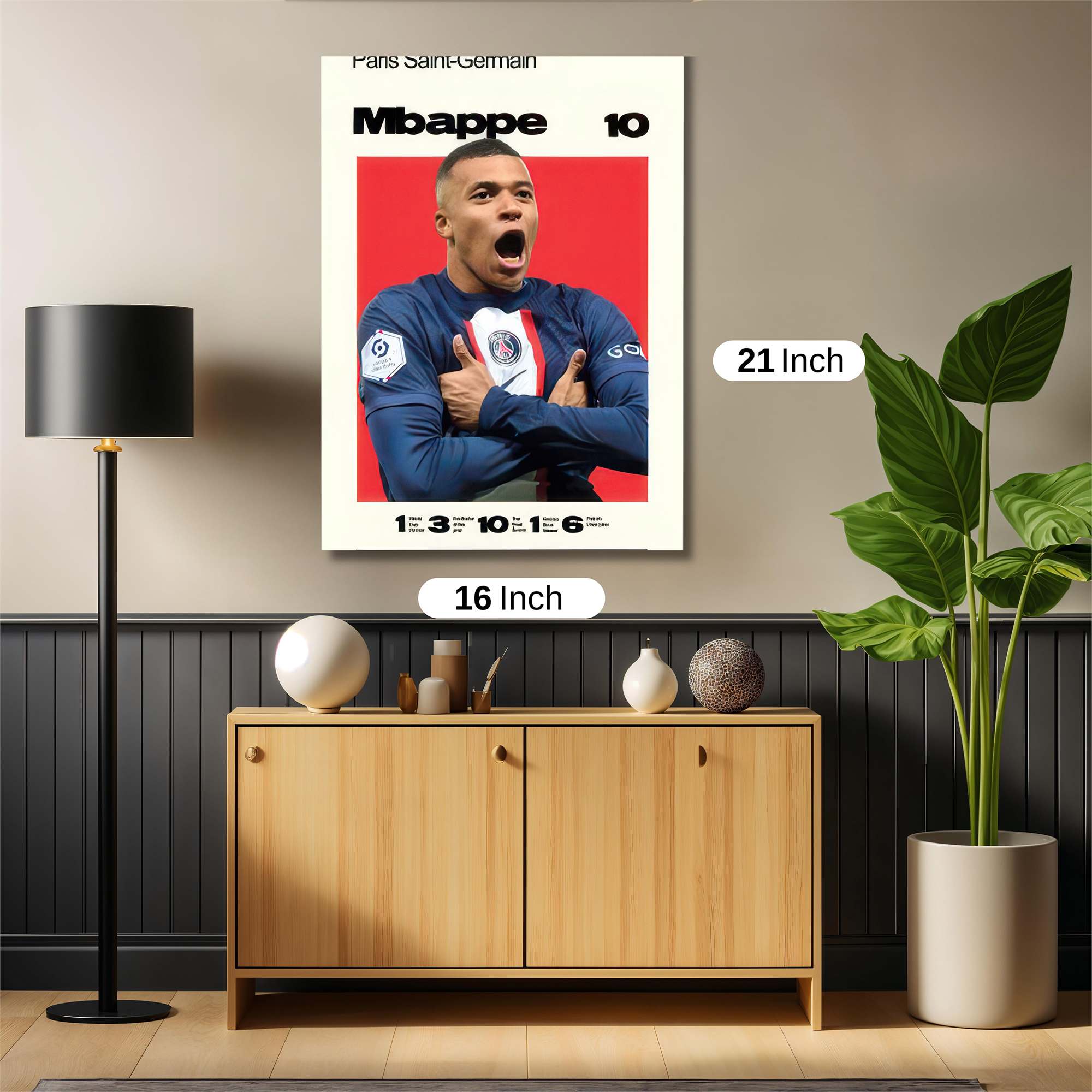 Mbappe Passion Safe Wall Magnetic / M