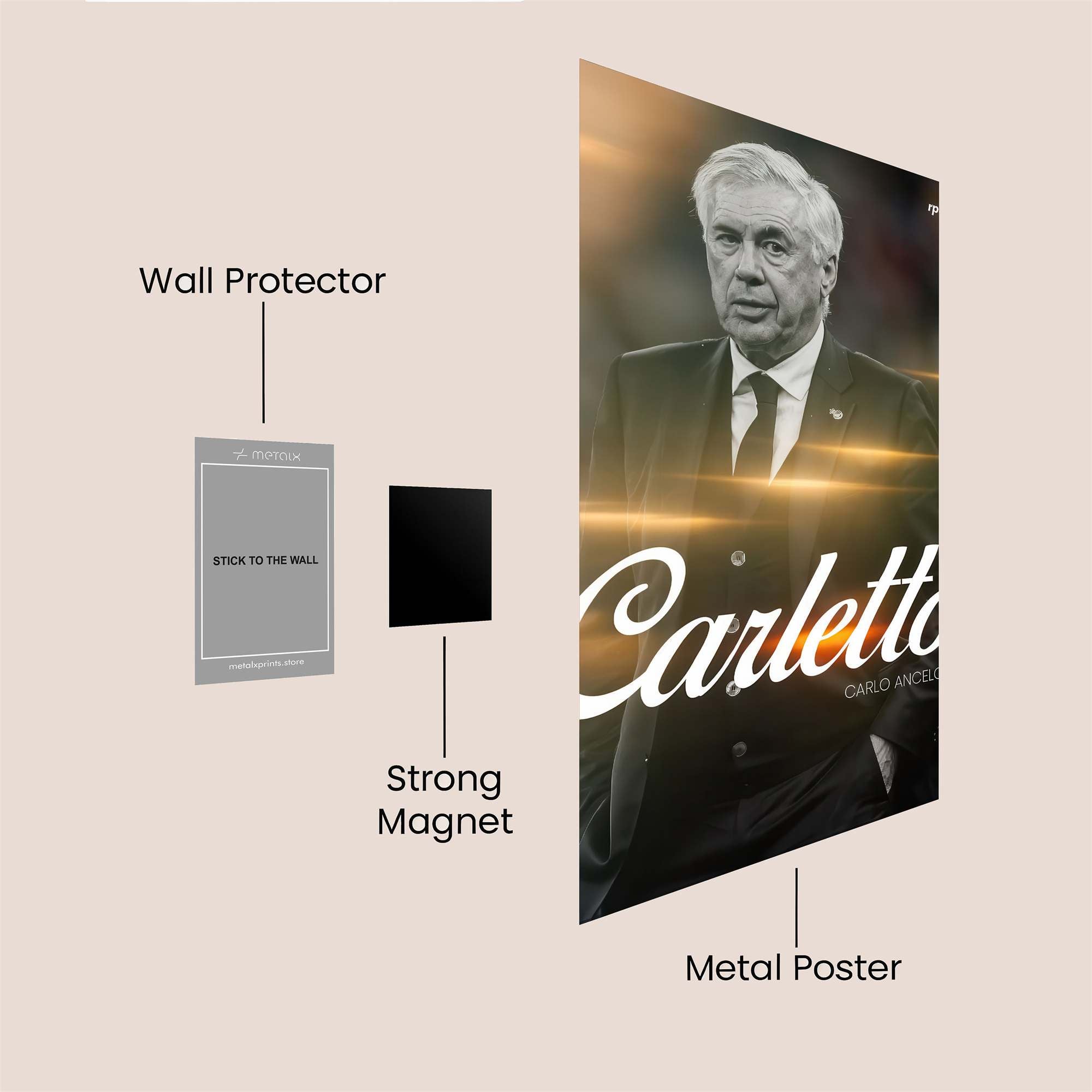 Ancelotti Aura Safe Wall Magnetic / M
