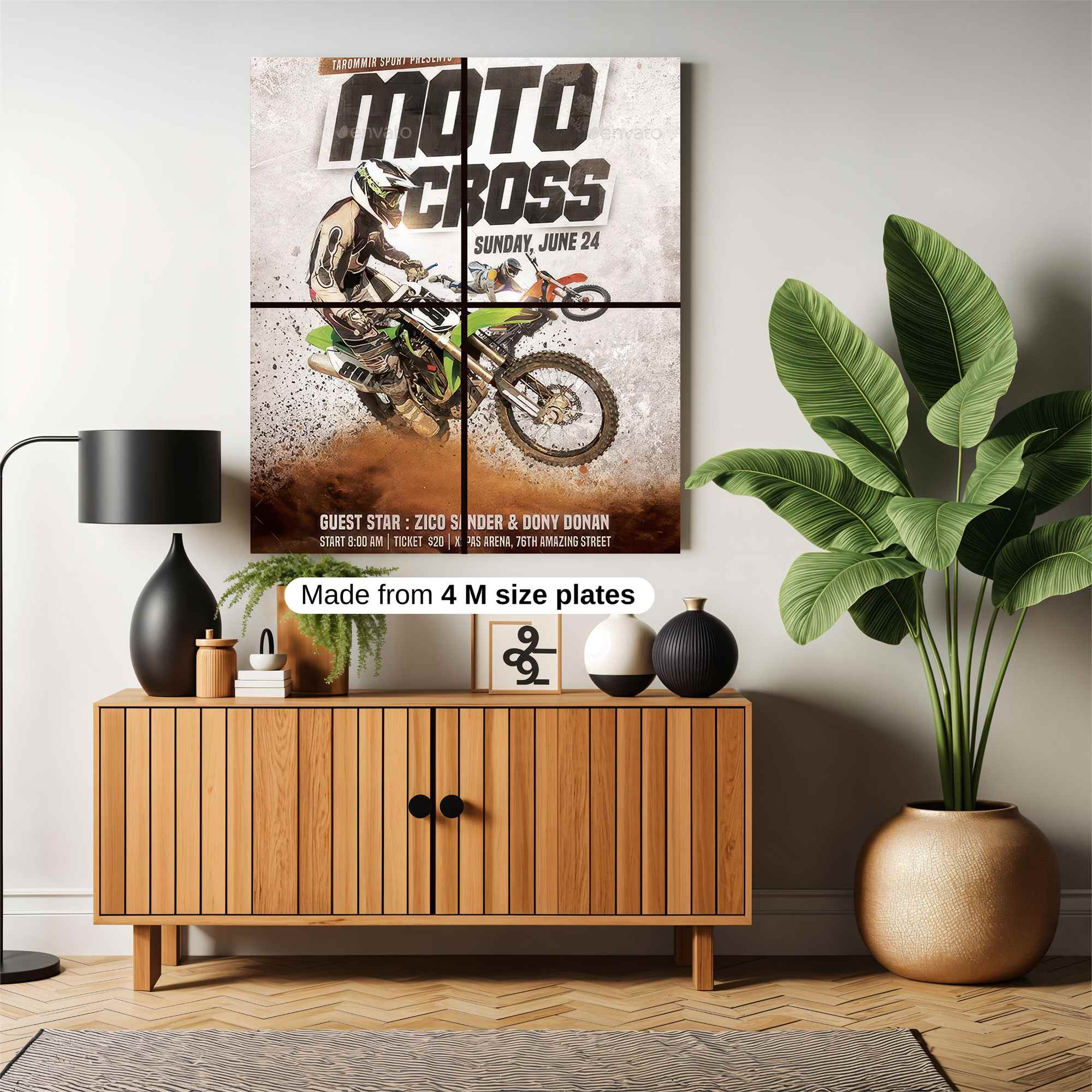 Moto Thrill Safe Wall Magnetic / M