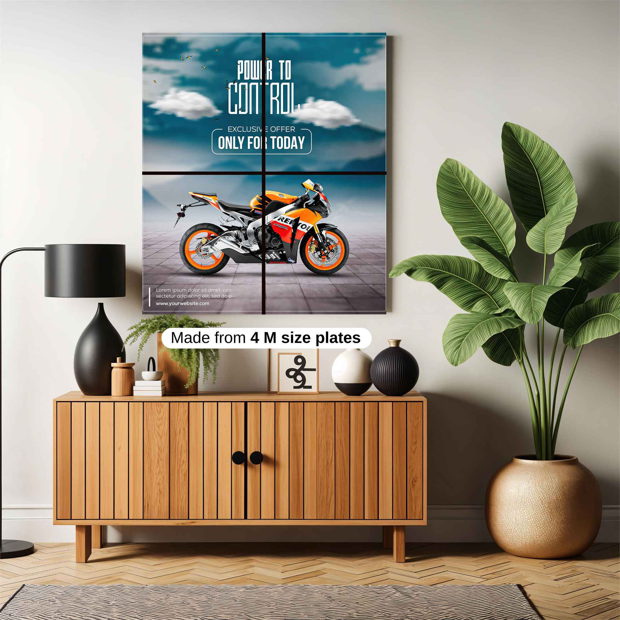 Honda Exhilaration Safe Wall Magnetic / M