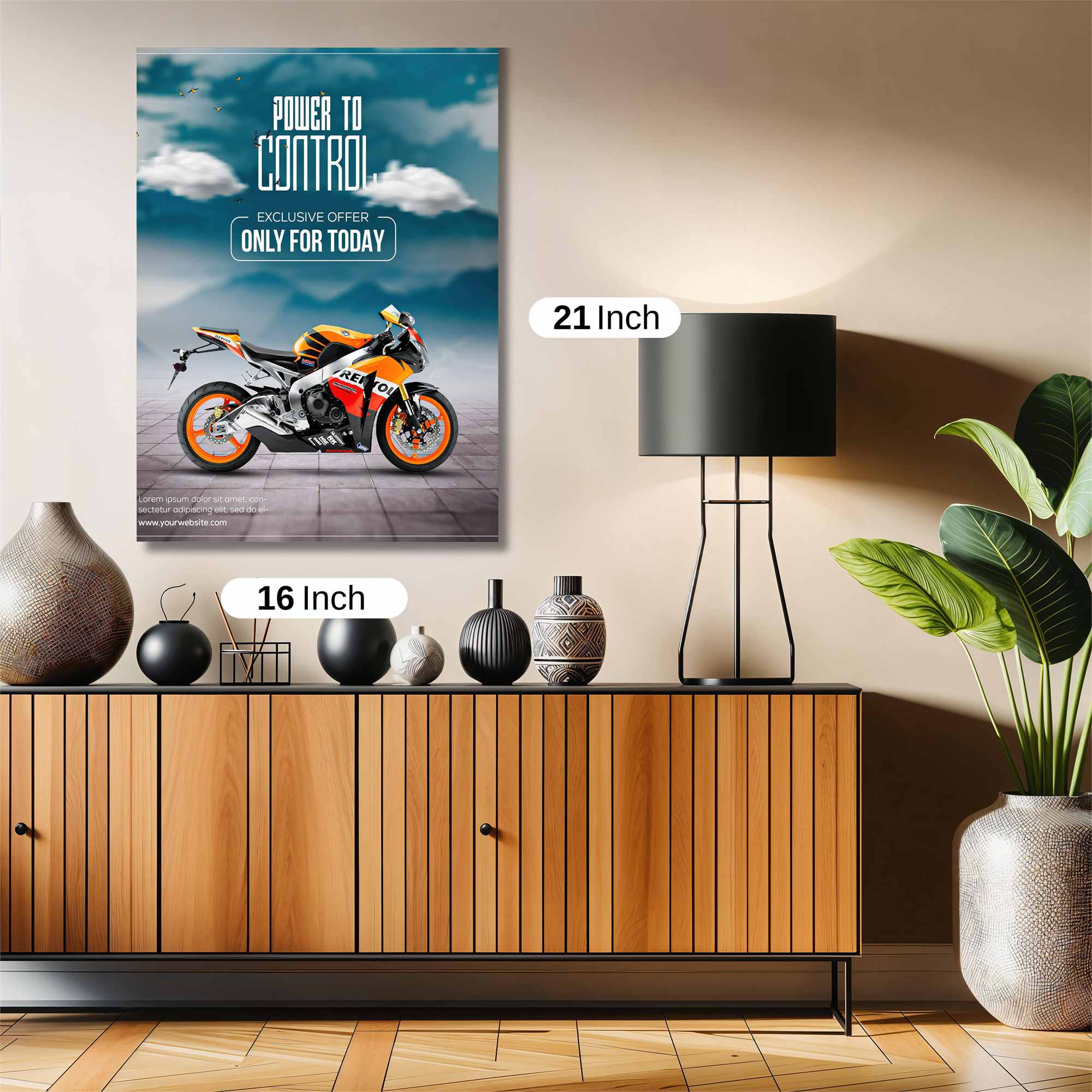Honda Exhilaration Safe Wall Magnetic / M