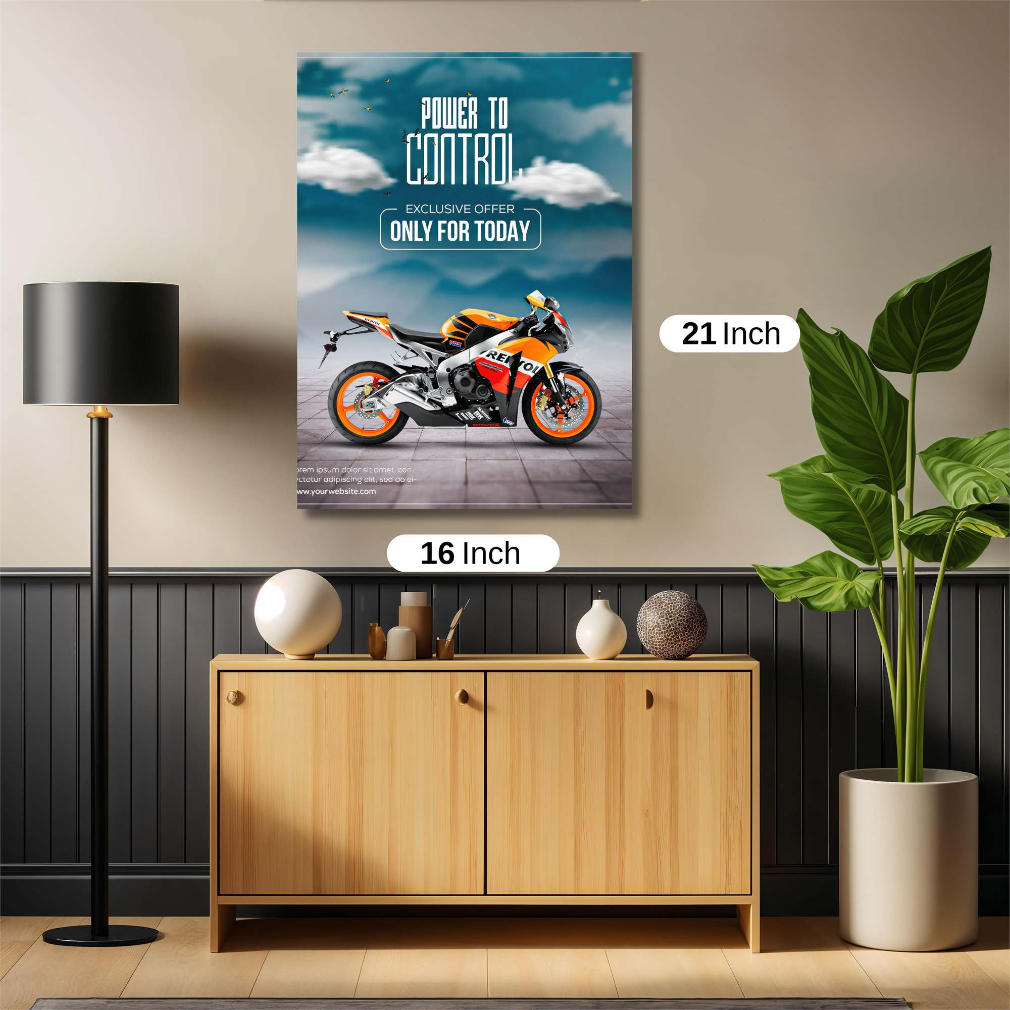 Honda Exhilaration Safe Wall Magnetic / M