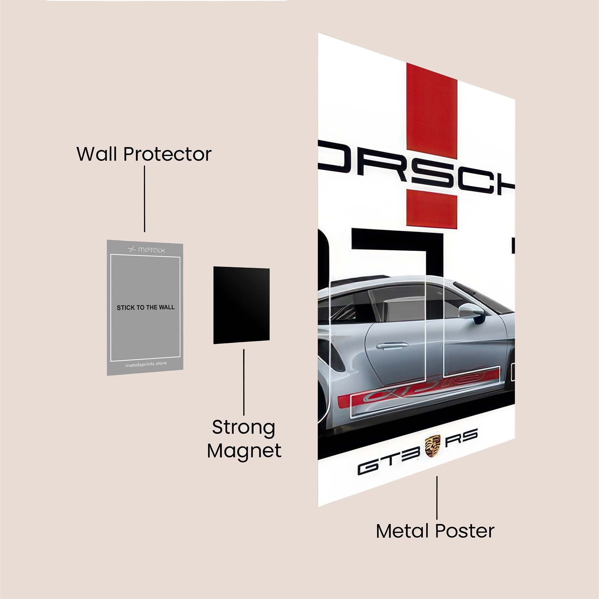 Porsche Pulse Safe Wall Magnetic / M
