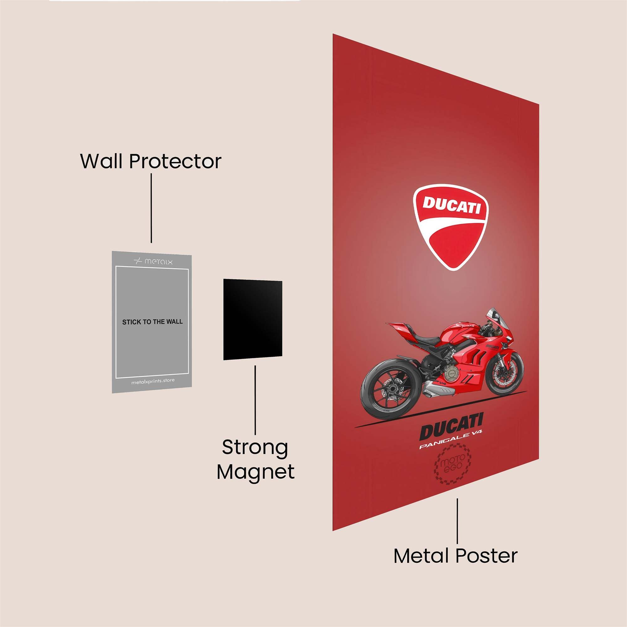 Ducati Dynamic Safe Wall Magnetic / M