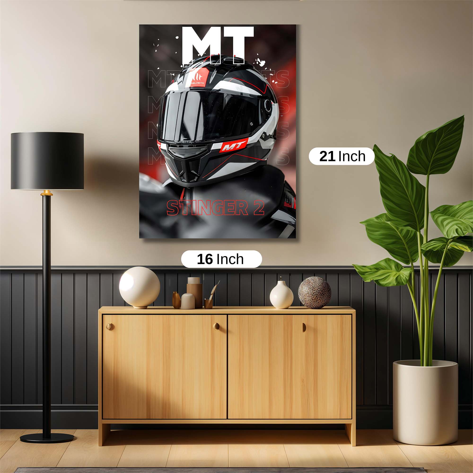 Helmet Blaze Safe Wall Magnetic / M