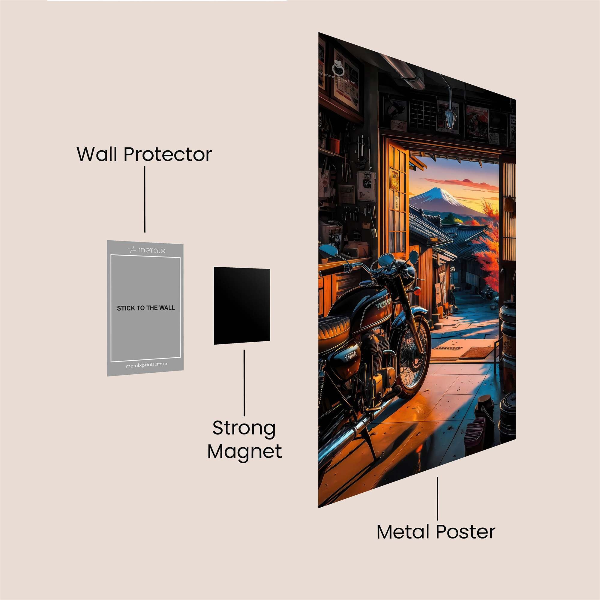 Fuji Serenity Safe Wall Magnetic / M