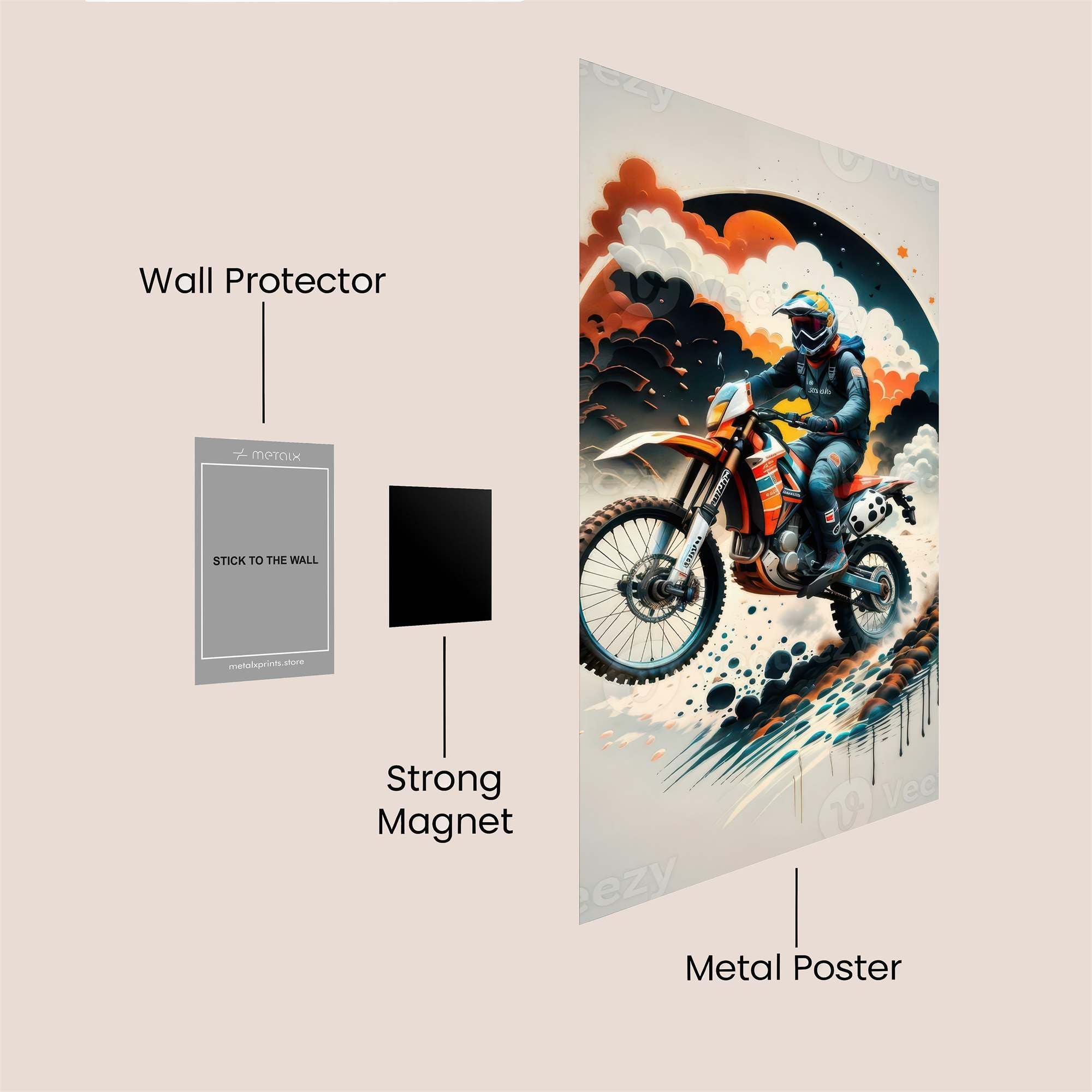 Rider Radiance Safe Wall Magnetic / M
