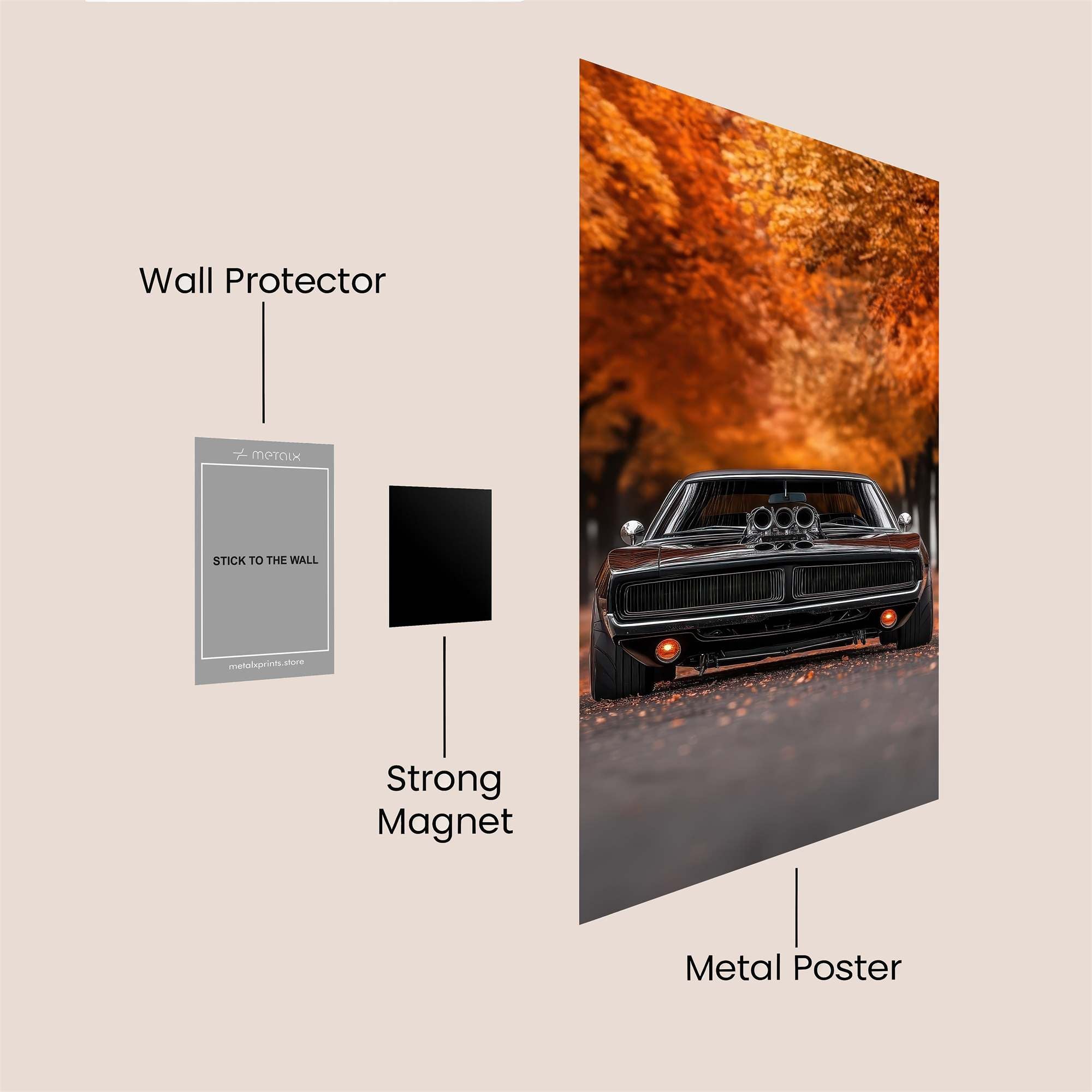 Dodge Menace Safe Wall Magnetic / M
