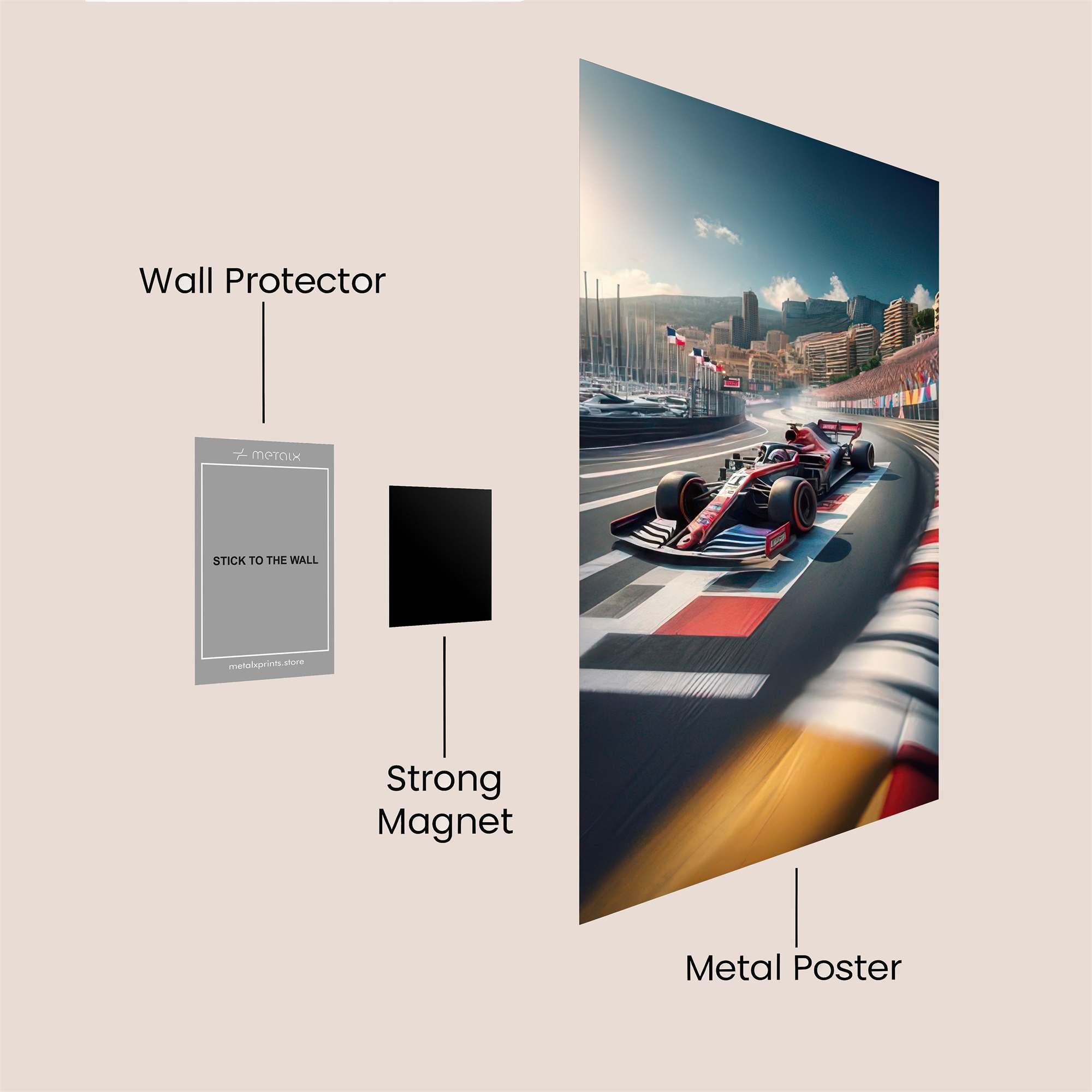 Monaco Velocity Safe Wall Magnetic / M