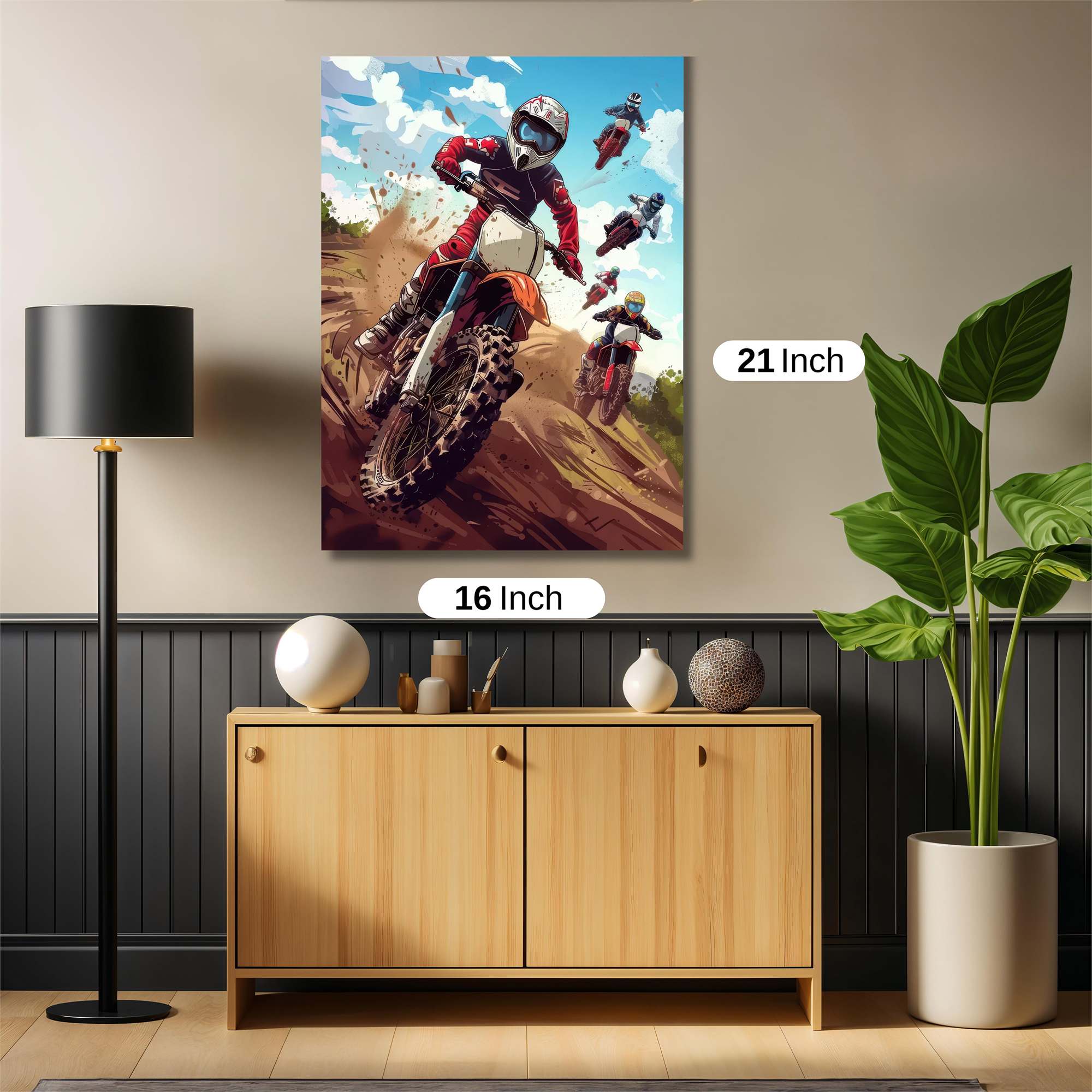 MotoRush Exhilaration Safe Wall Magnetic / M