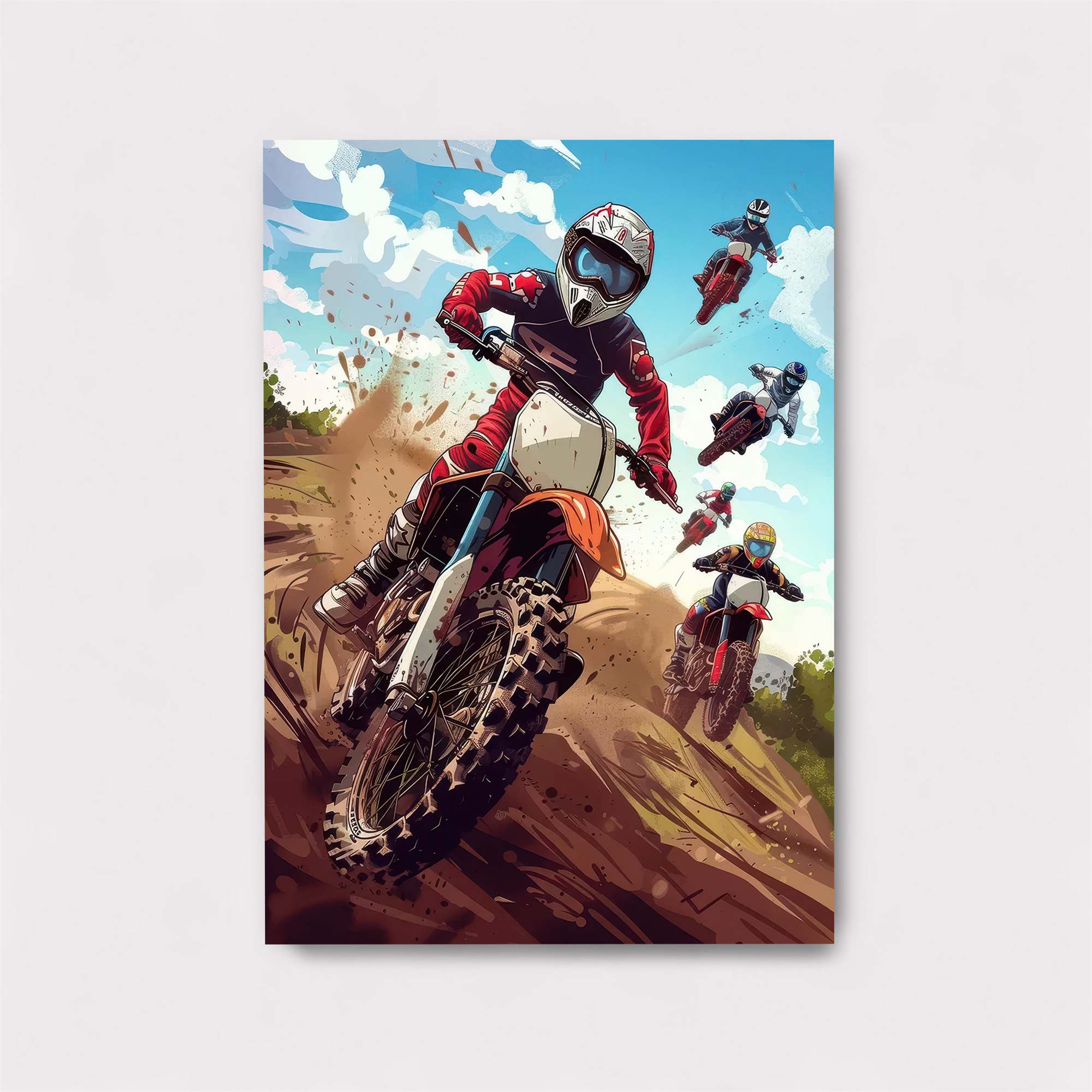 MotoRush Exhilaration Safe Wall Magnetic / M