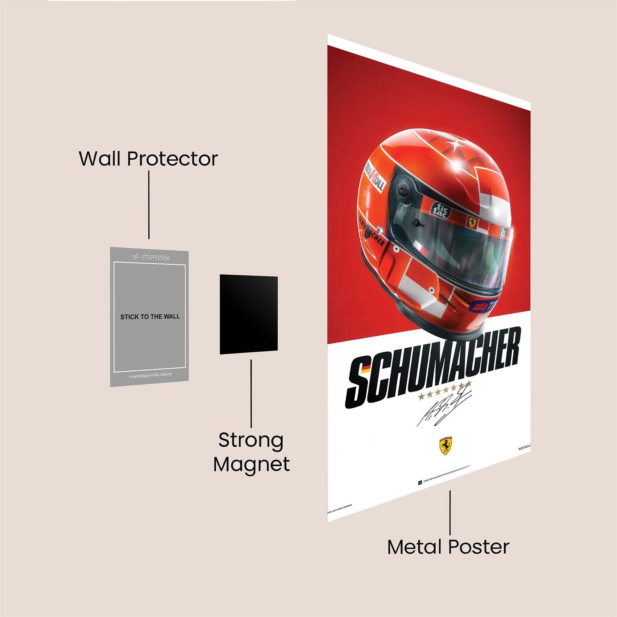 Schumacher Fierce Safe Wall Magnetic / M