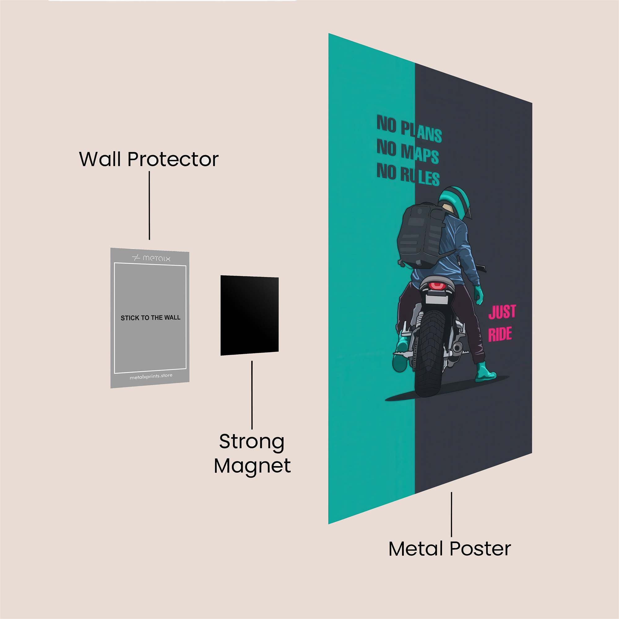 Rebel Freedom Safe Wall Magnetic / M