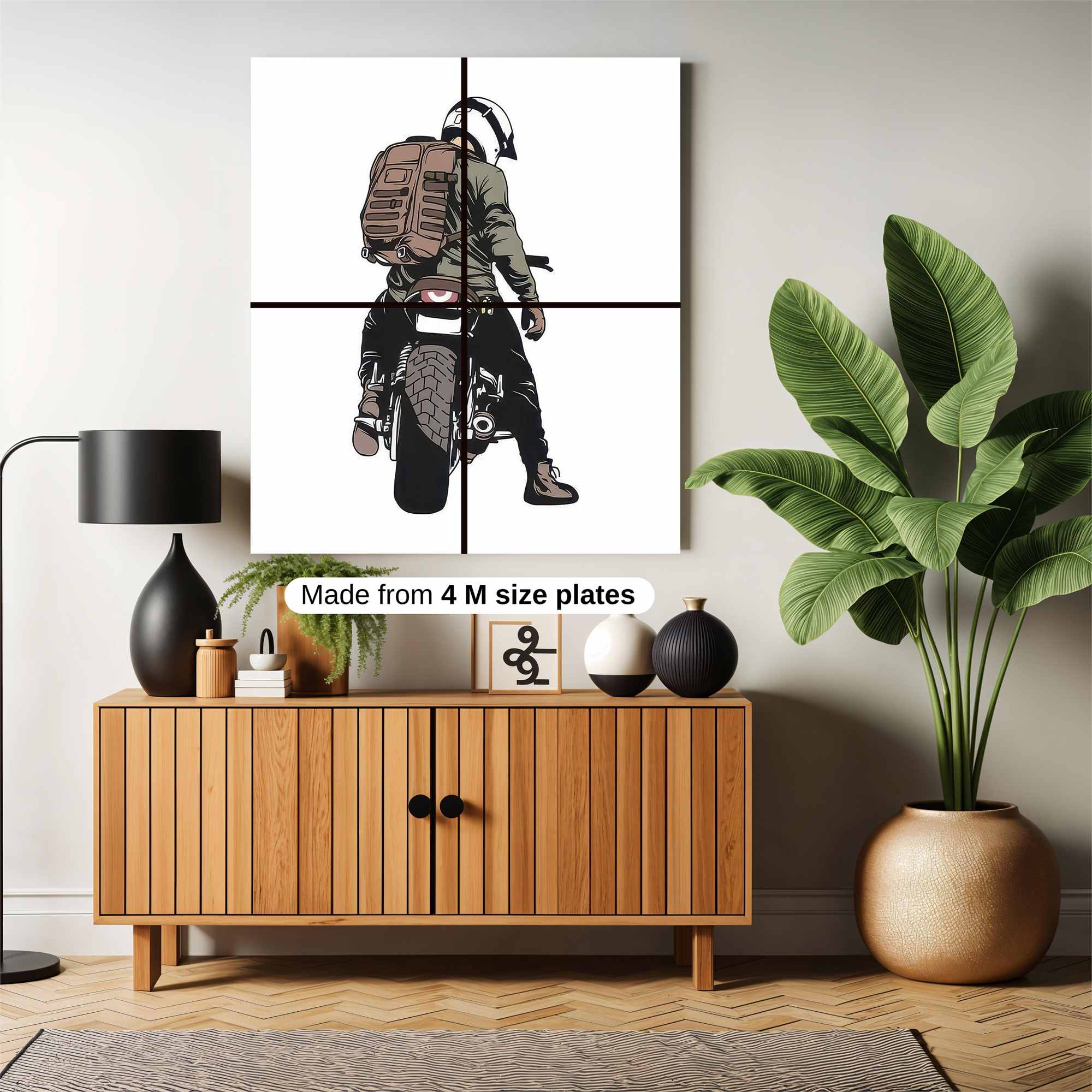 Rider Adventurous Safe Wall Magnetic / M