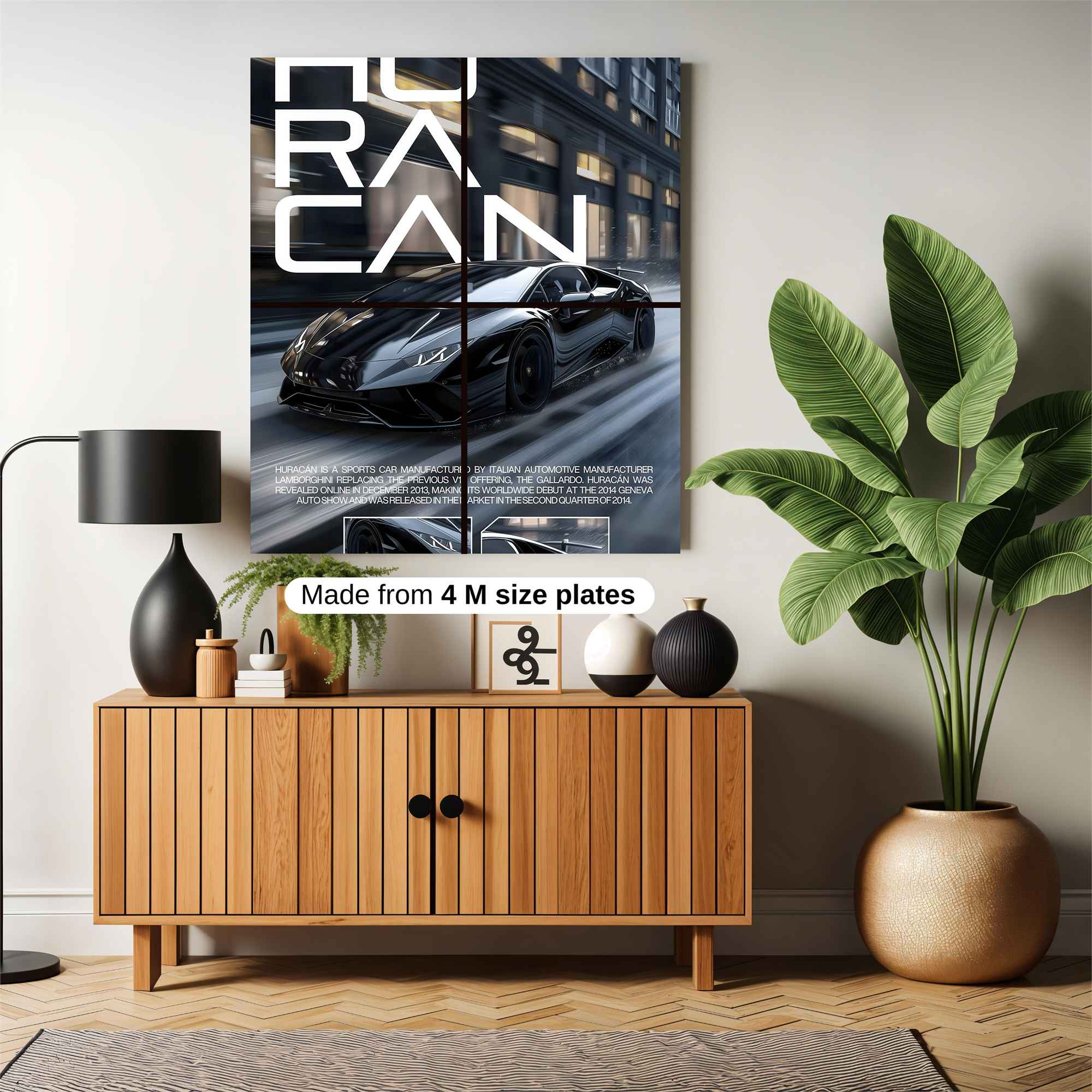 Huracan Velocity Safe Wall Magnetic / M