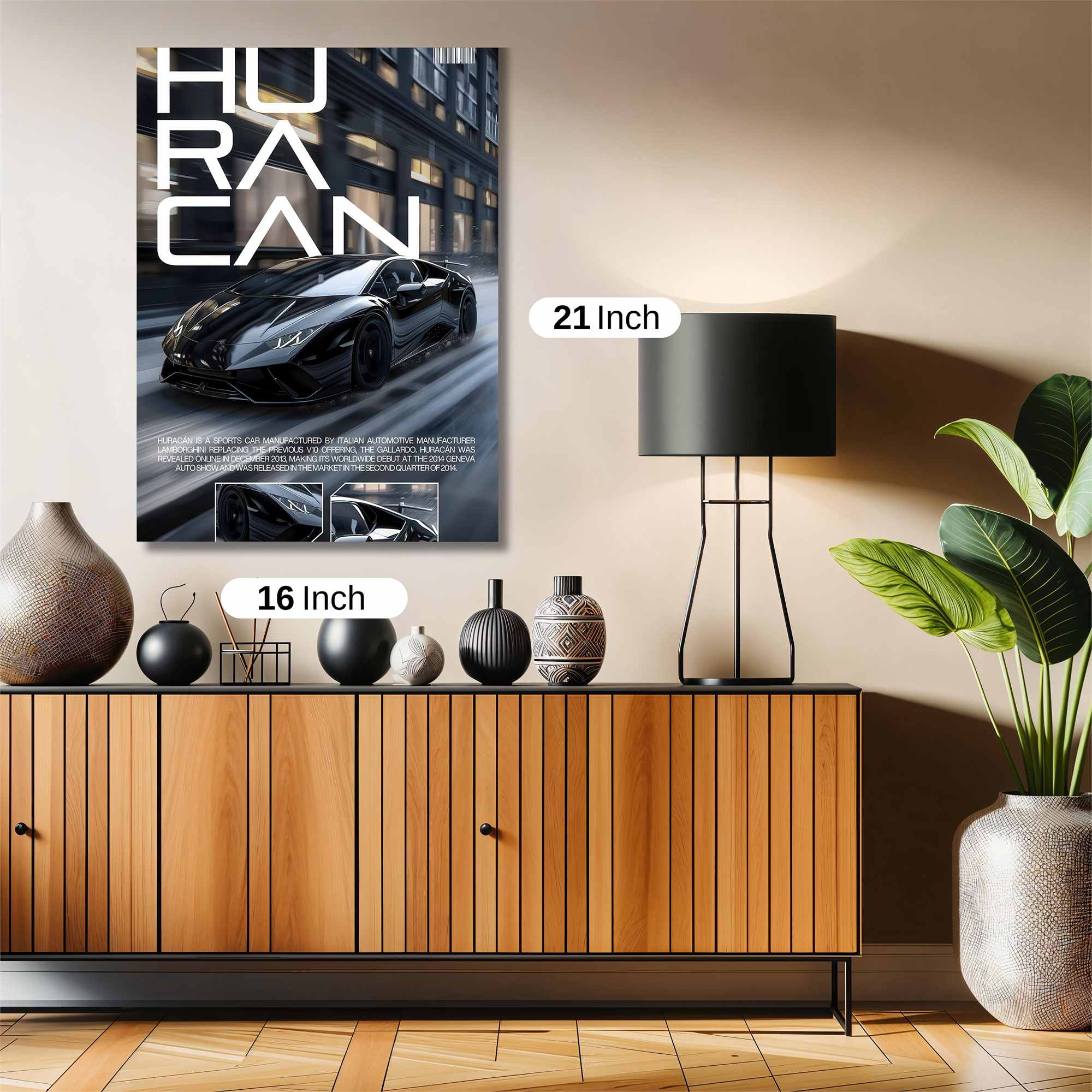 Huracan Velocity Safe Wall Magnetic / M