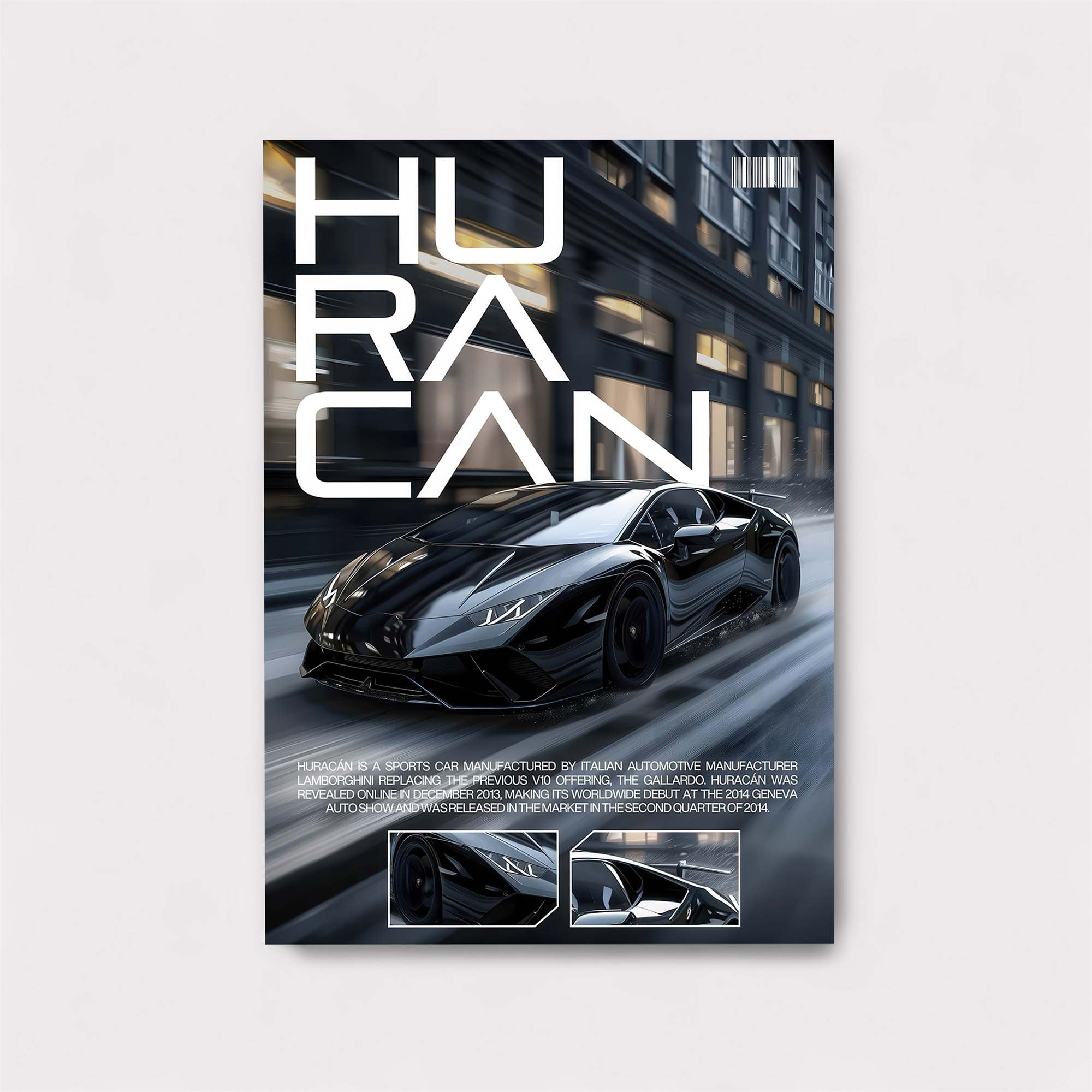 Huracan Velocity Safe Wall Magnetic / M