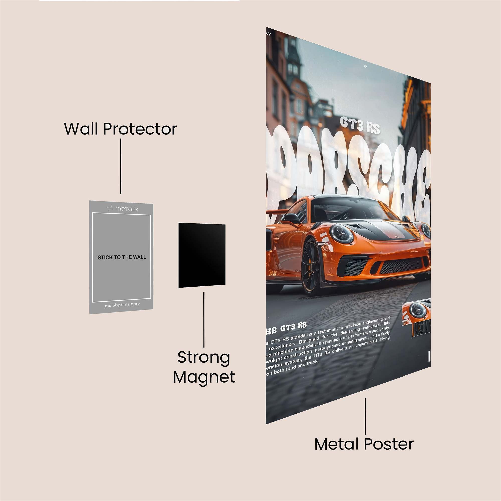 Porsche Velocity Safe Wall Magnetic / M