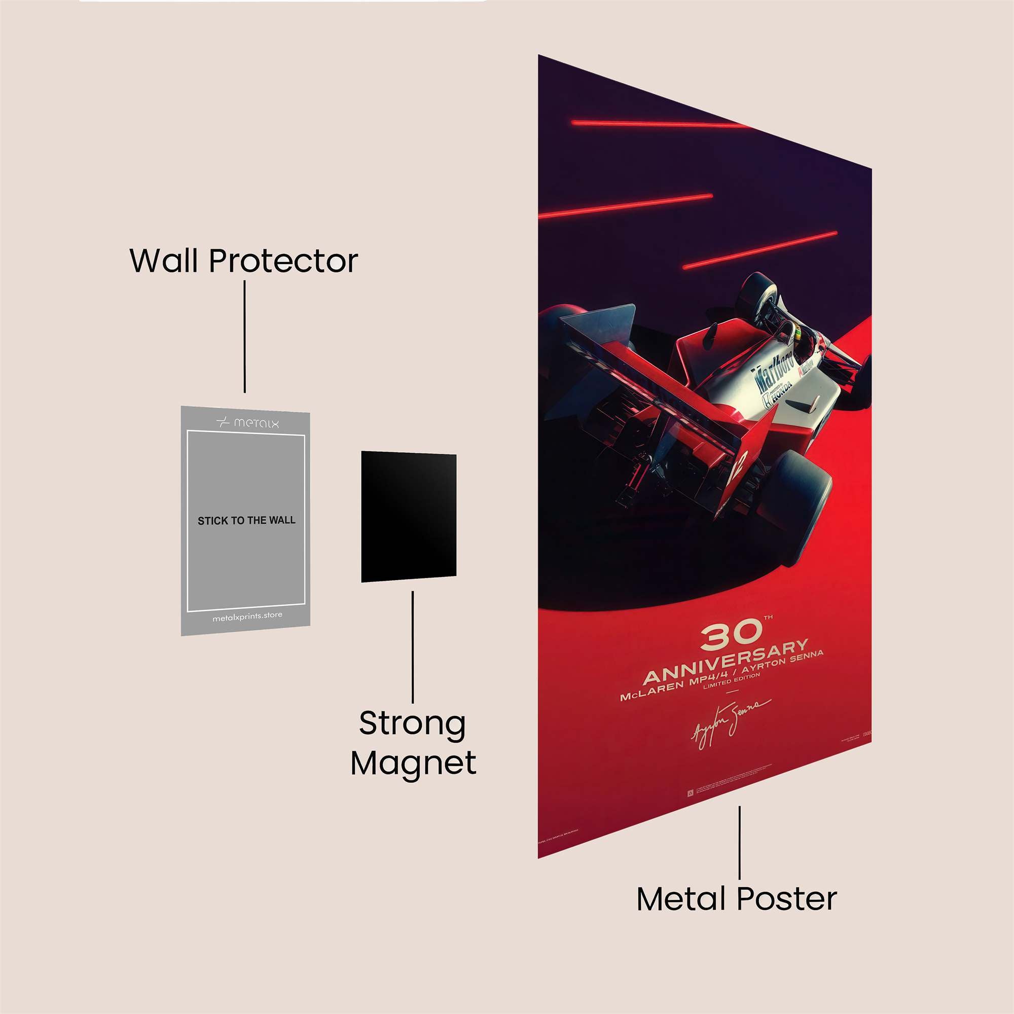 Senna Velocity Safe Wall Magnetic / M