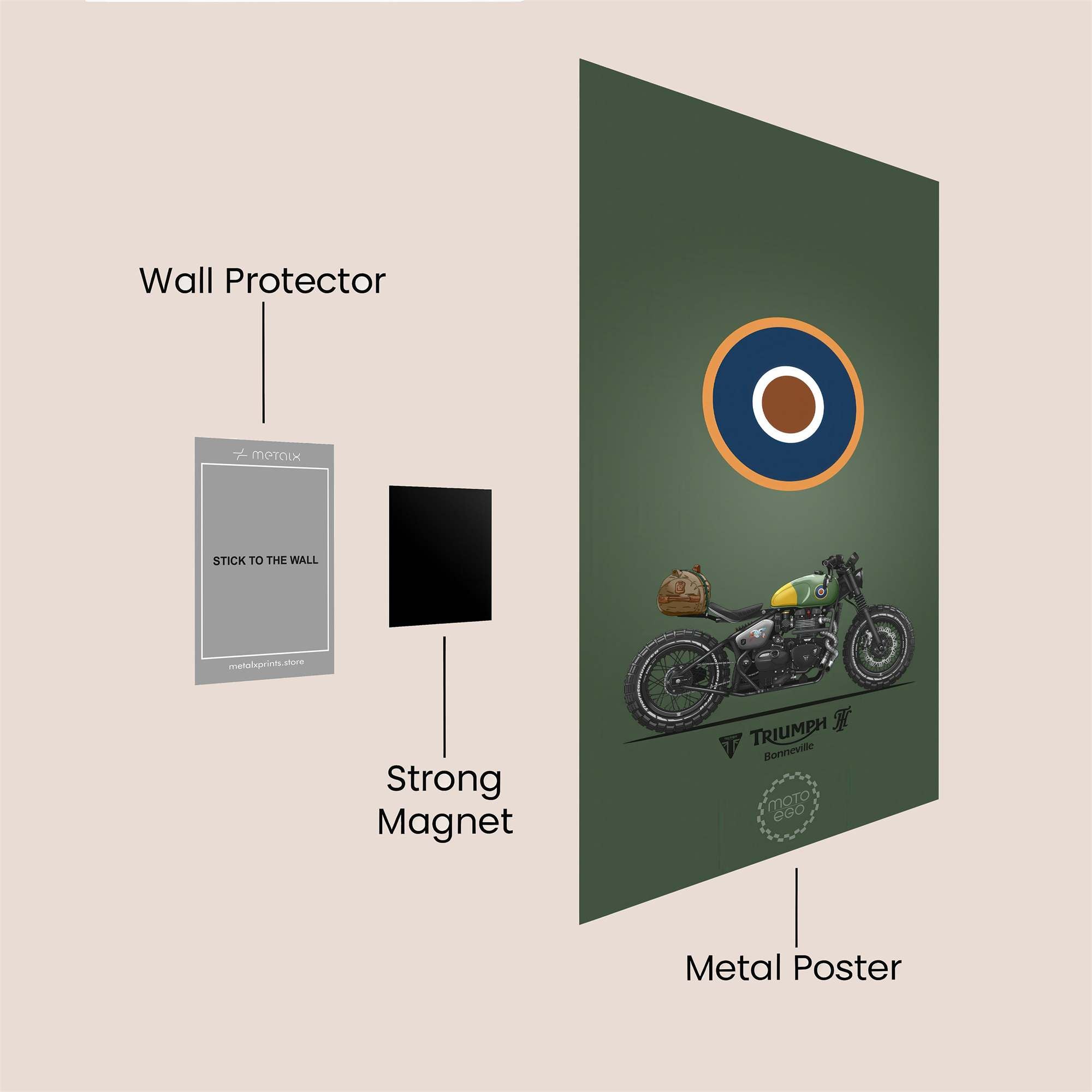 Triumph Tranquil Safe Wall Magnetic / M