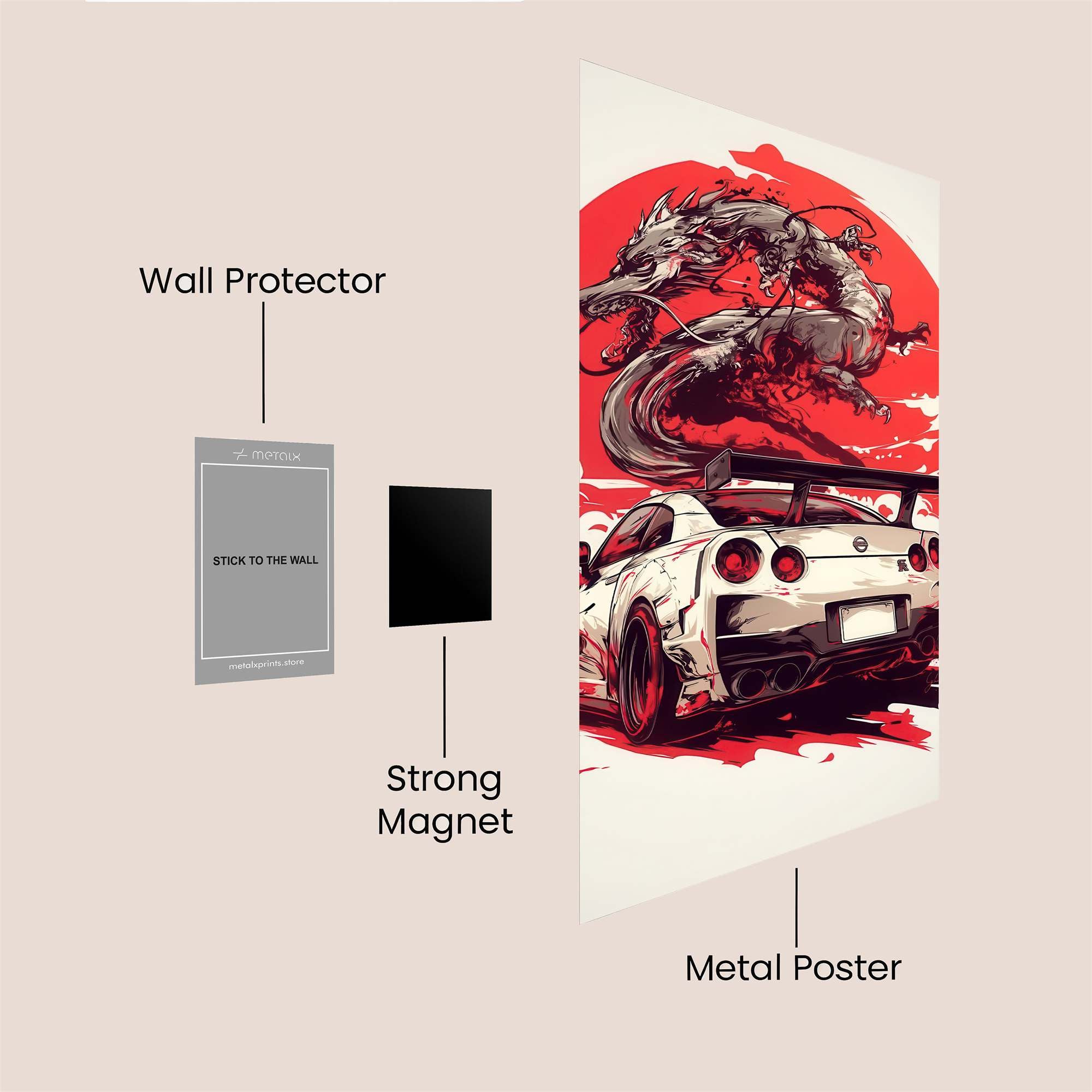 DragonRush Safe Wall Magnetic / M