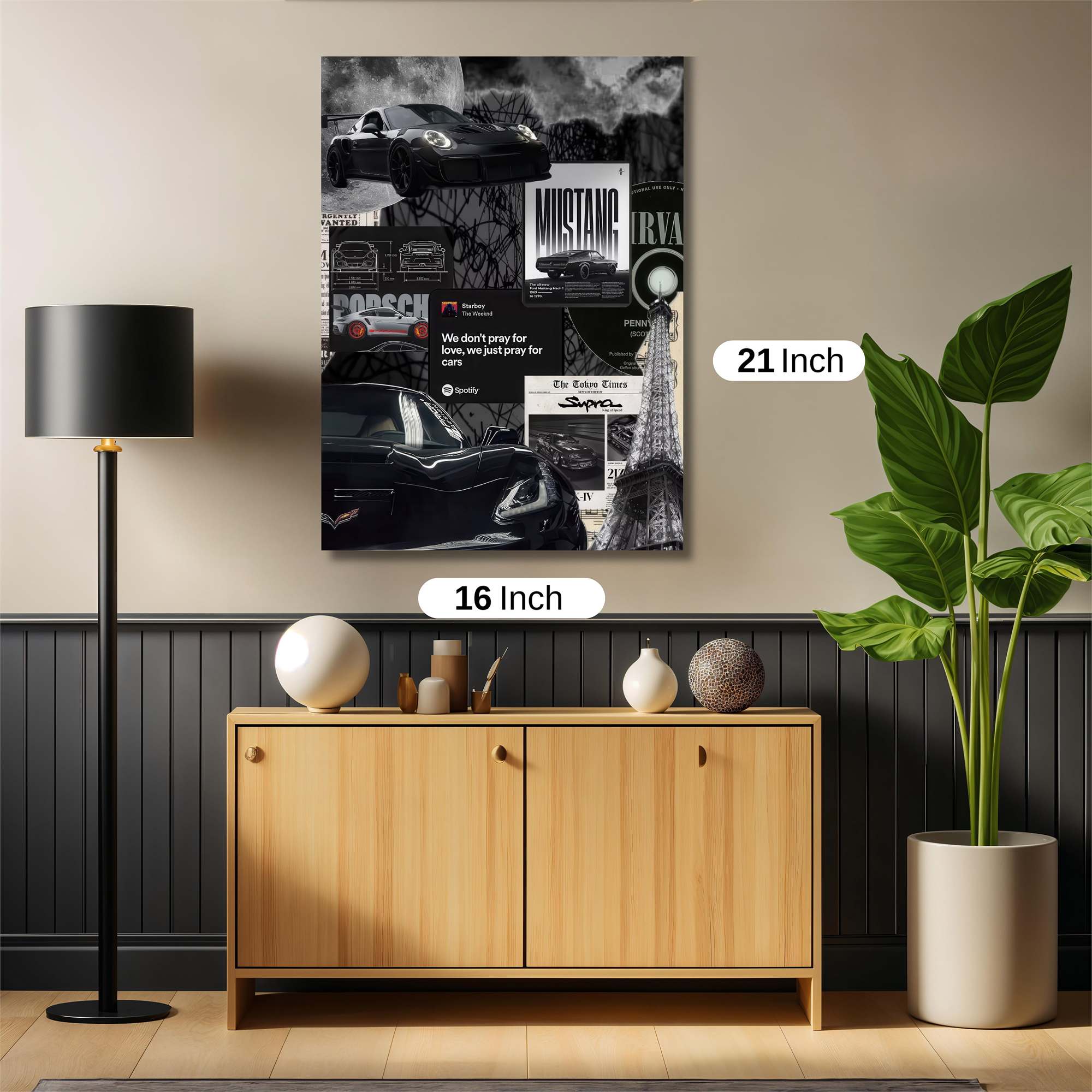 Moonlit Mystery Safe Wall Magnetic / M