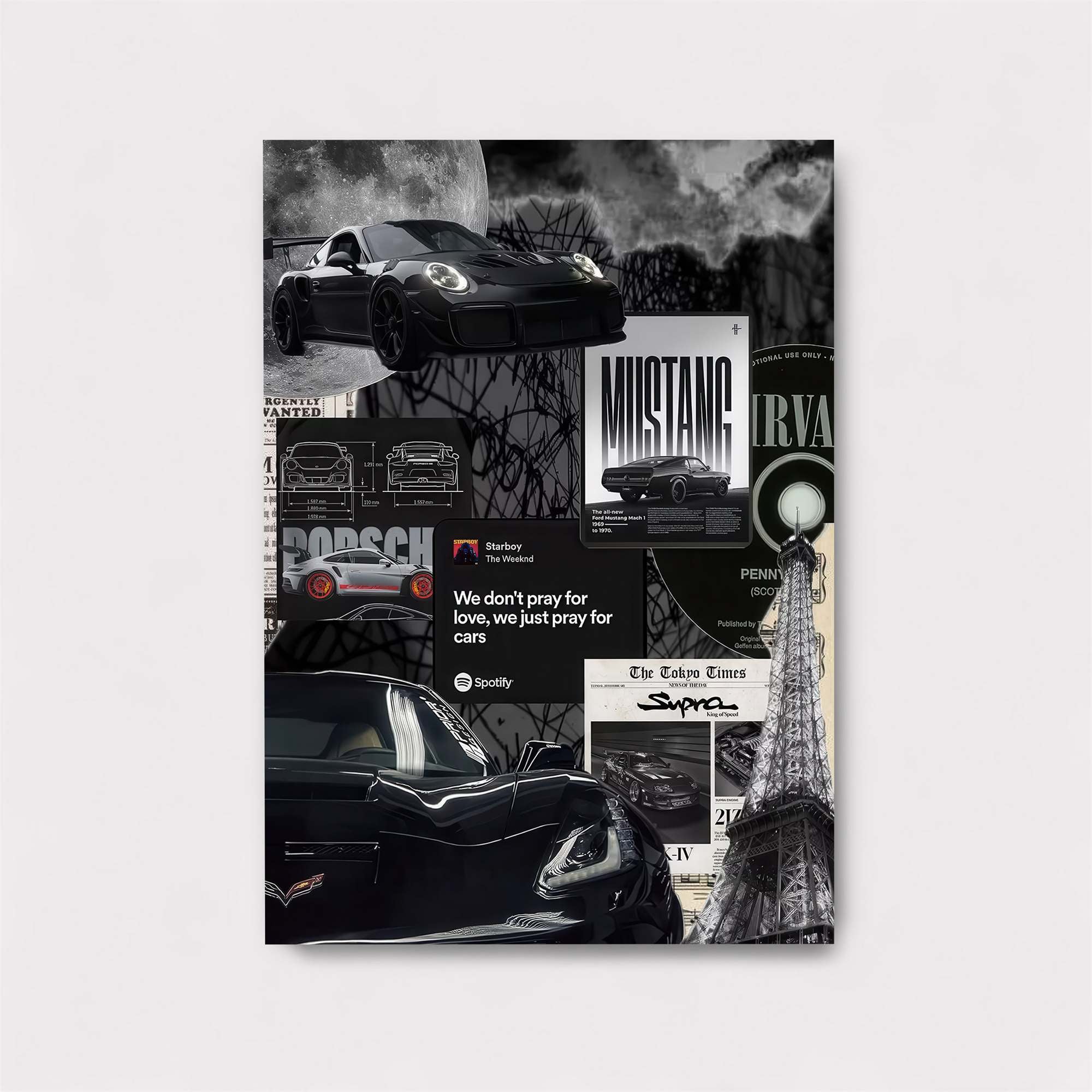 Moonlit Mystery Safe Wall Magnetic / M