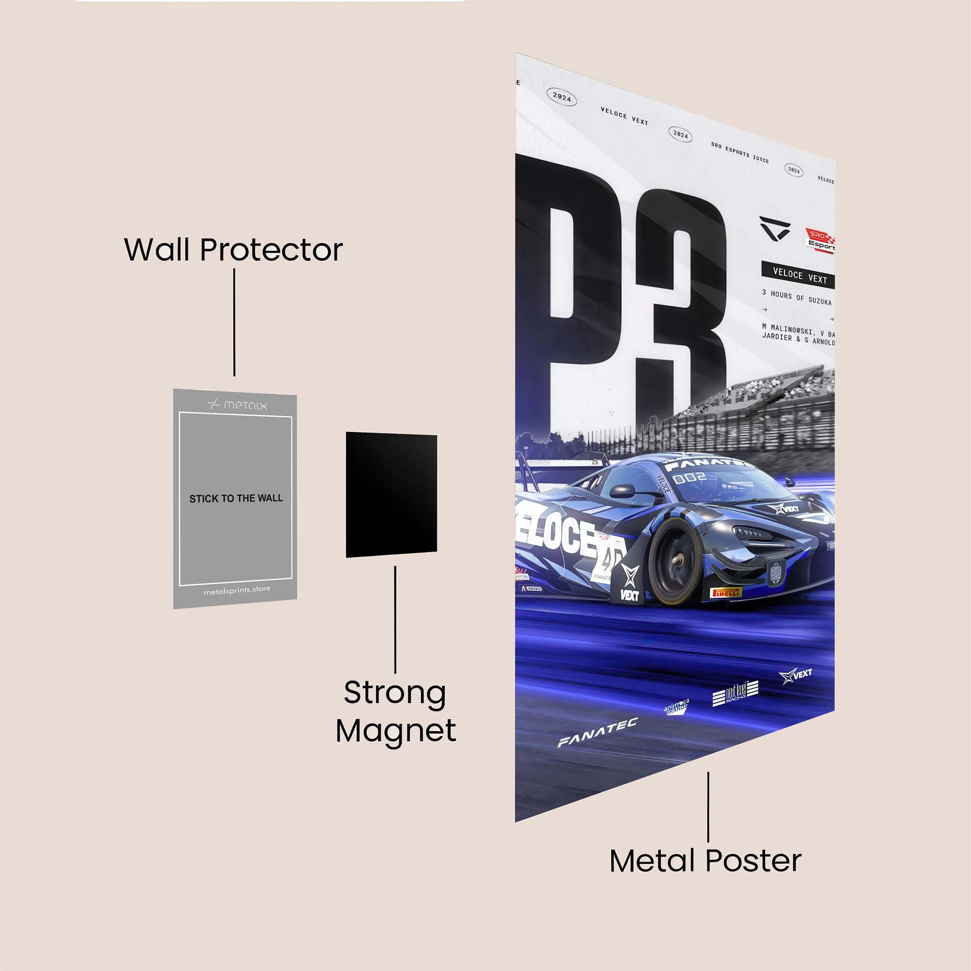 VelocE Vibe Safe Wall Magnetic / M