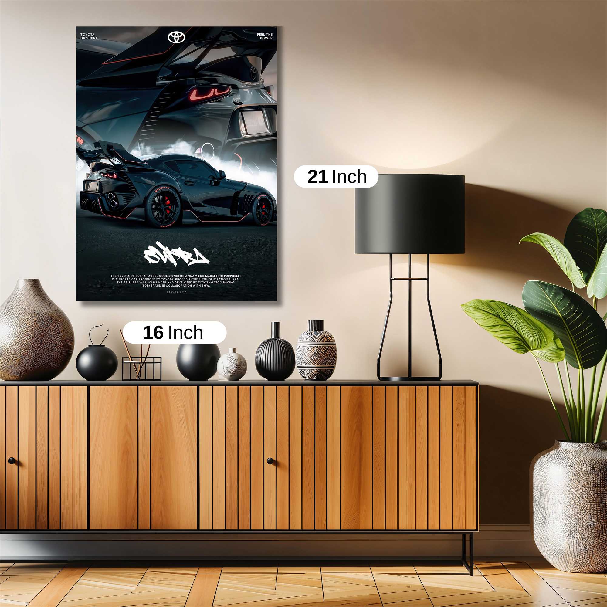 Toyota Turbocharged Safe Wall Magnetic / M