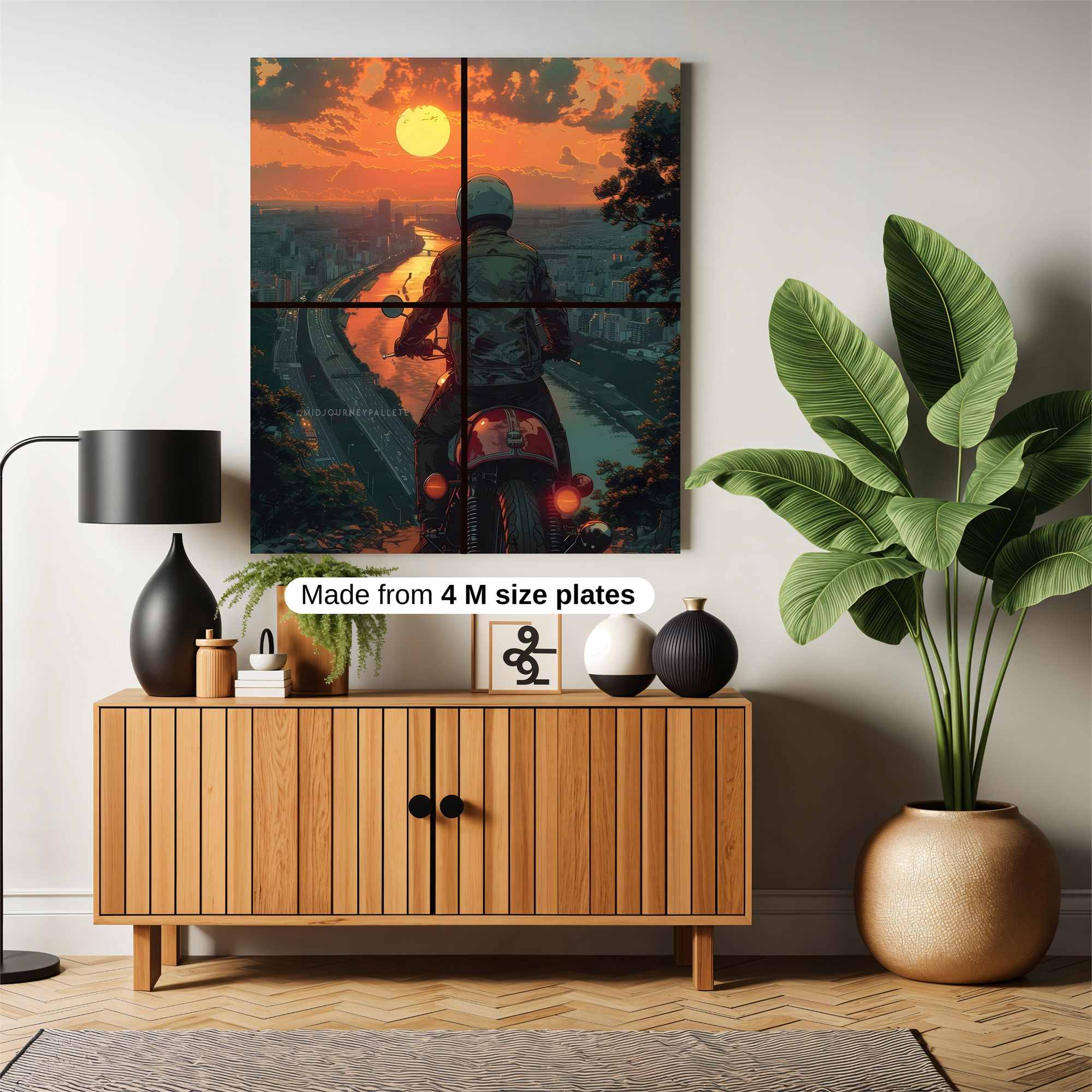Sunset Solitude Safe Wall Magnetic / M