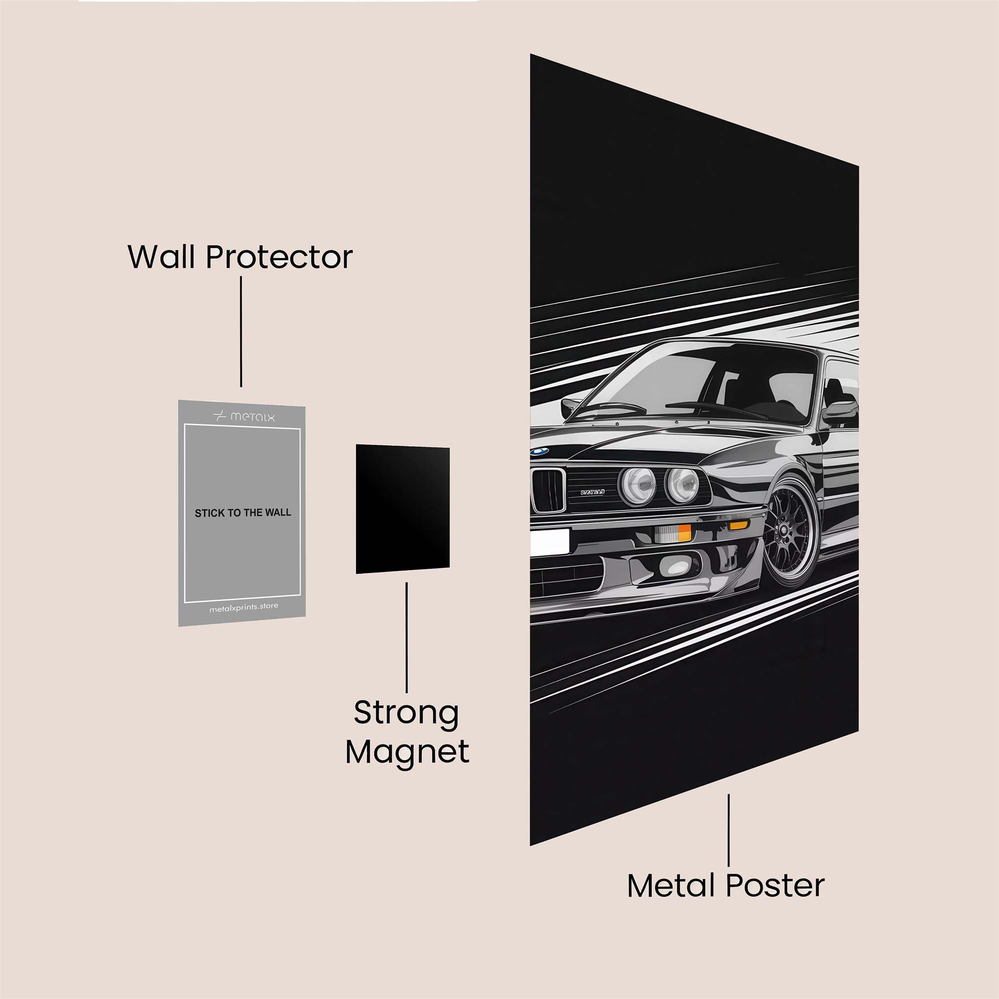 BMW Elegance Safe Wall Magnetic / M