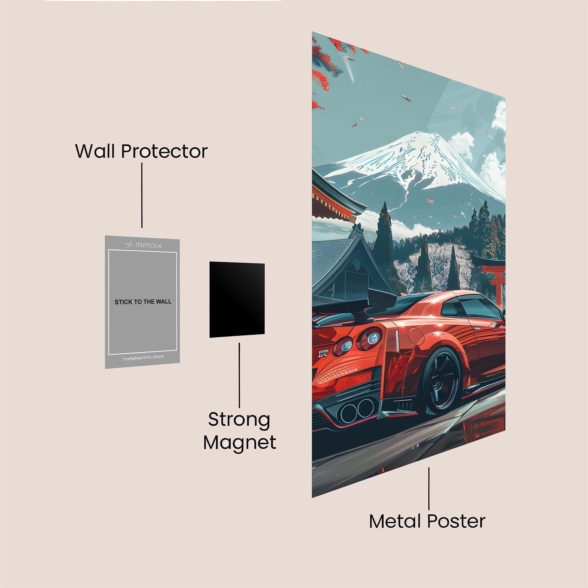 Skyline Serenity Safe Wall Magnetic / M