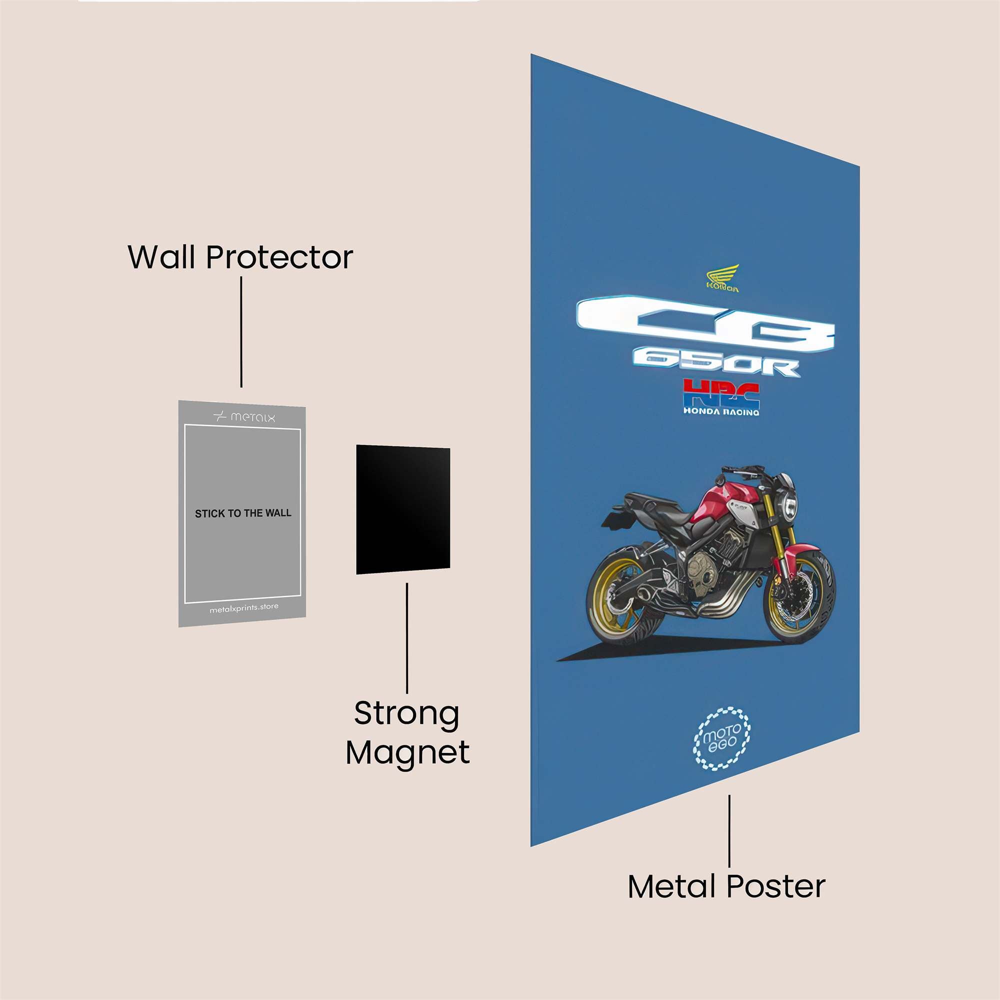 Honda Exhilaration Safe Wall Magnetic / M