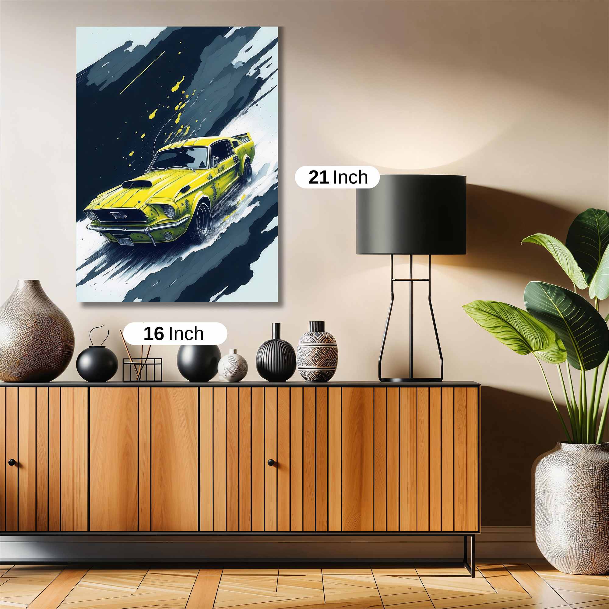 Mustang Menace Safe Wall Magnetic / M