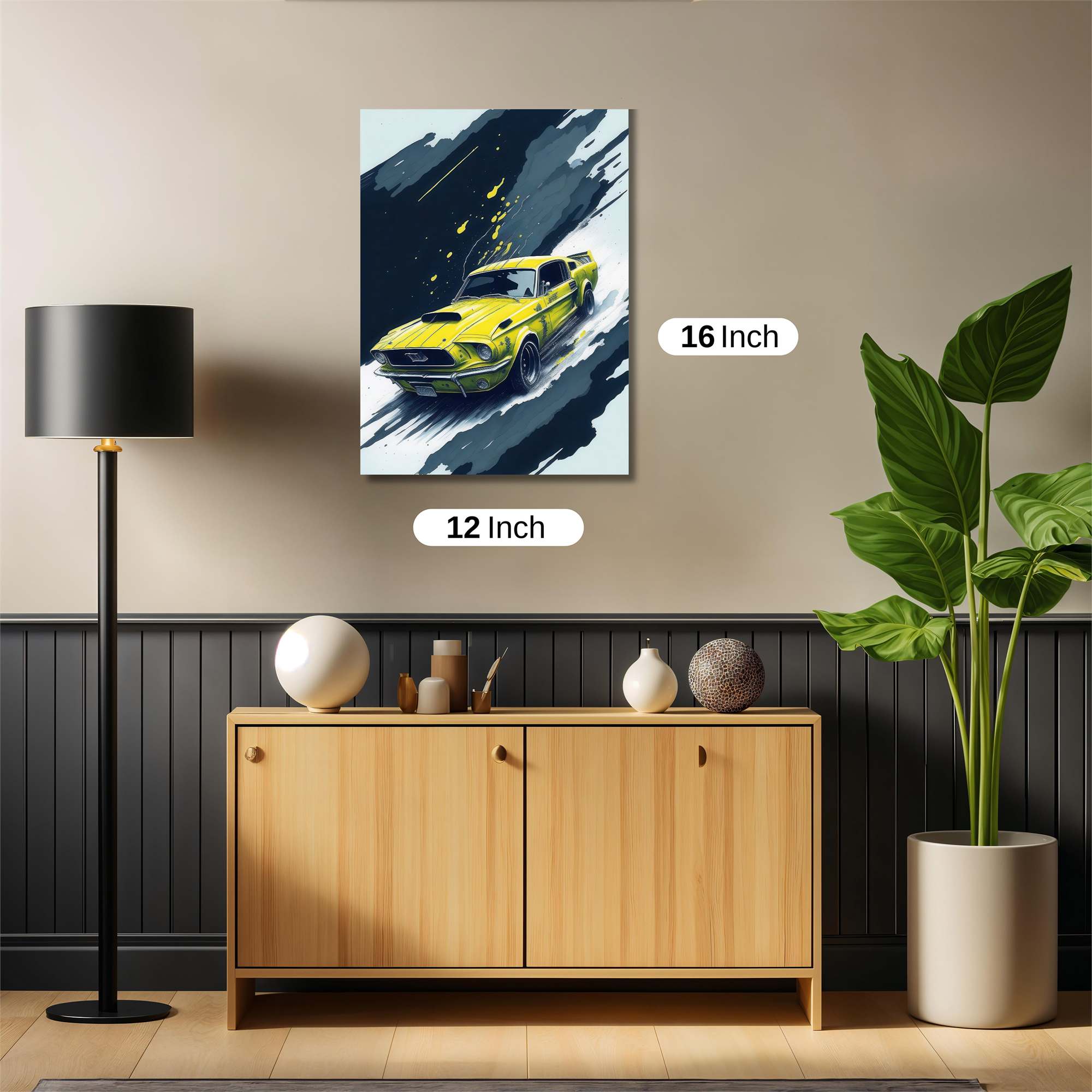 Mustang Menace Safe Wall Magnetic / M