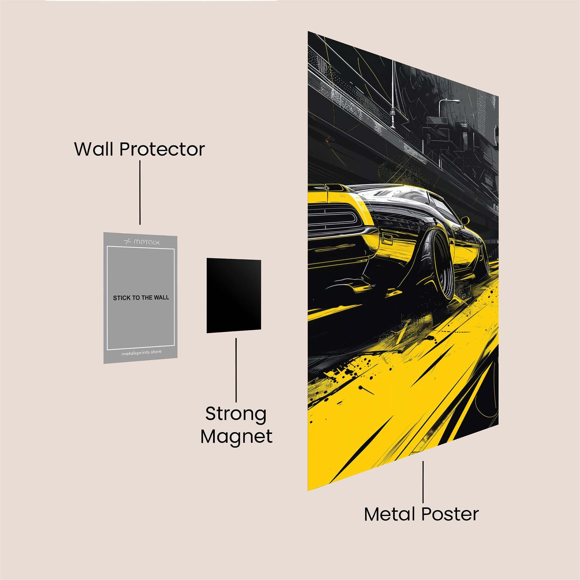 Dodge Defiant Safe Wall Magnetic / M
