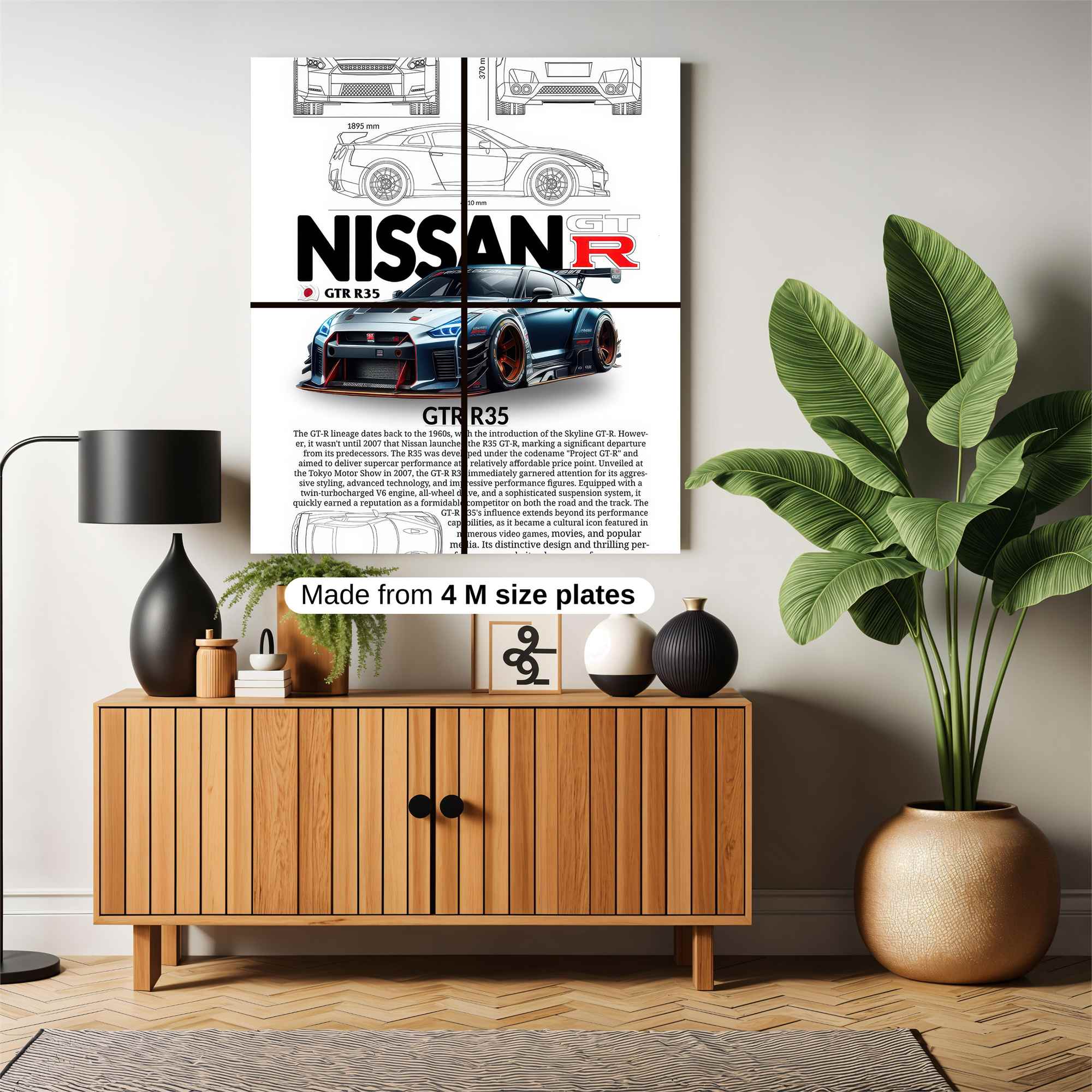 Nissan Thrill Safe Wall Magnetic / M