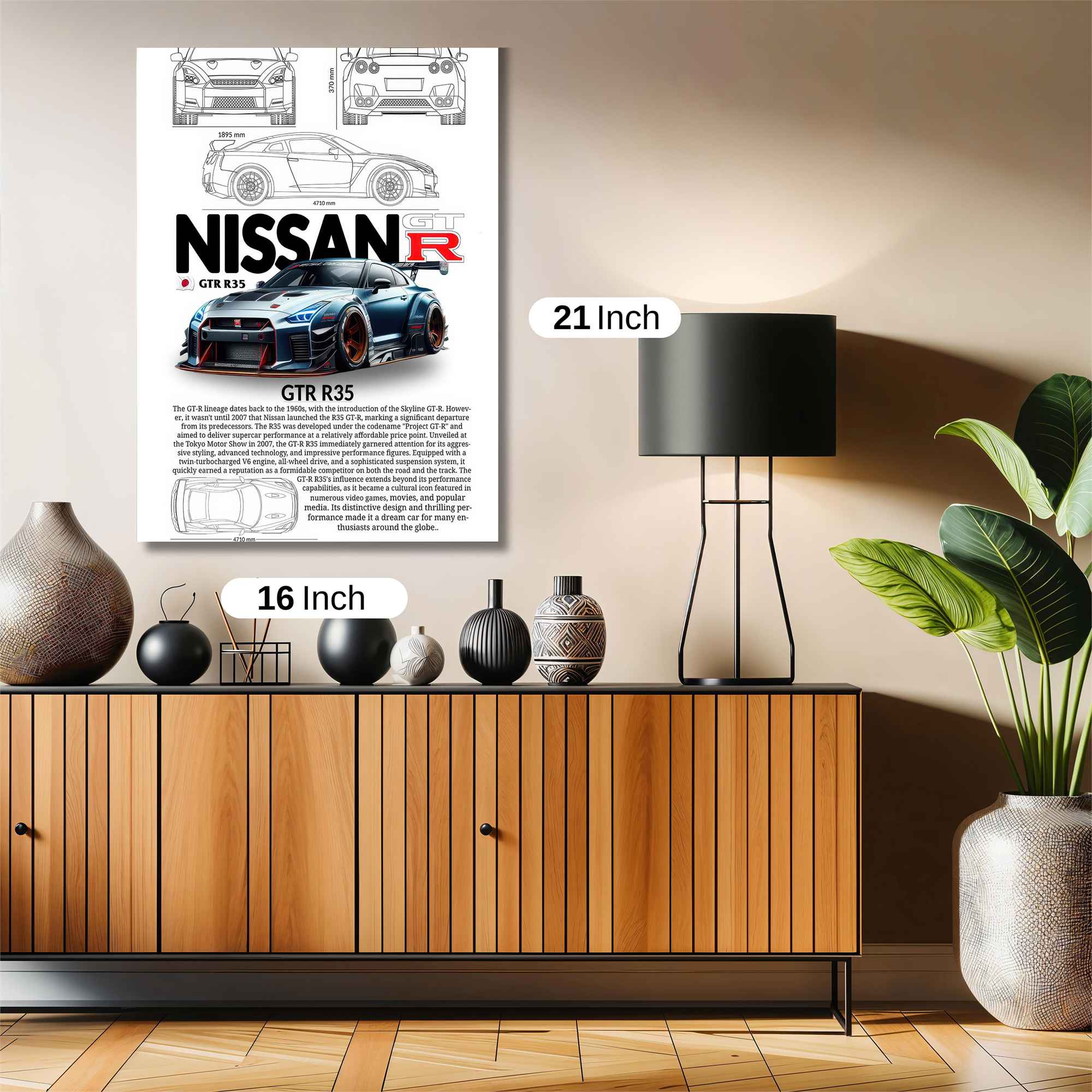 Nissan Thrill Safe Wall Magnetic / M