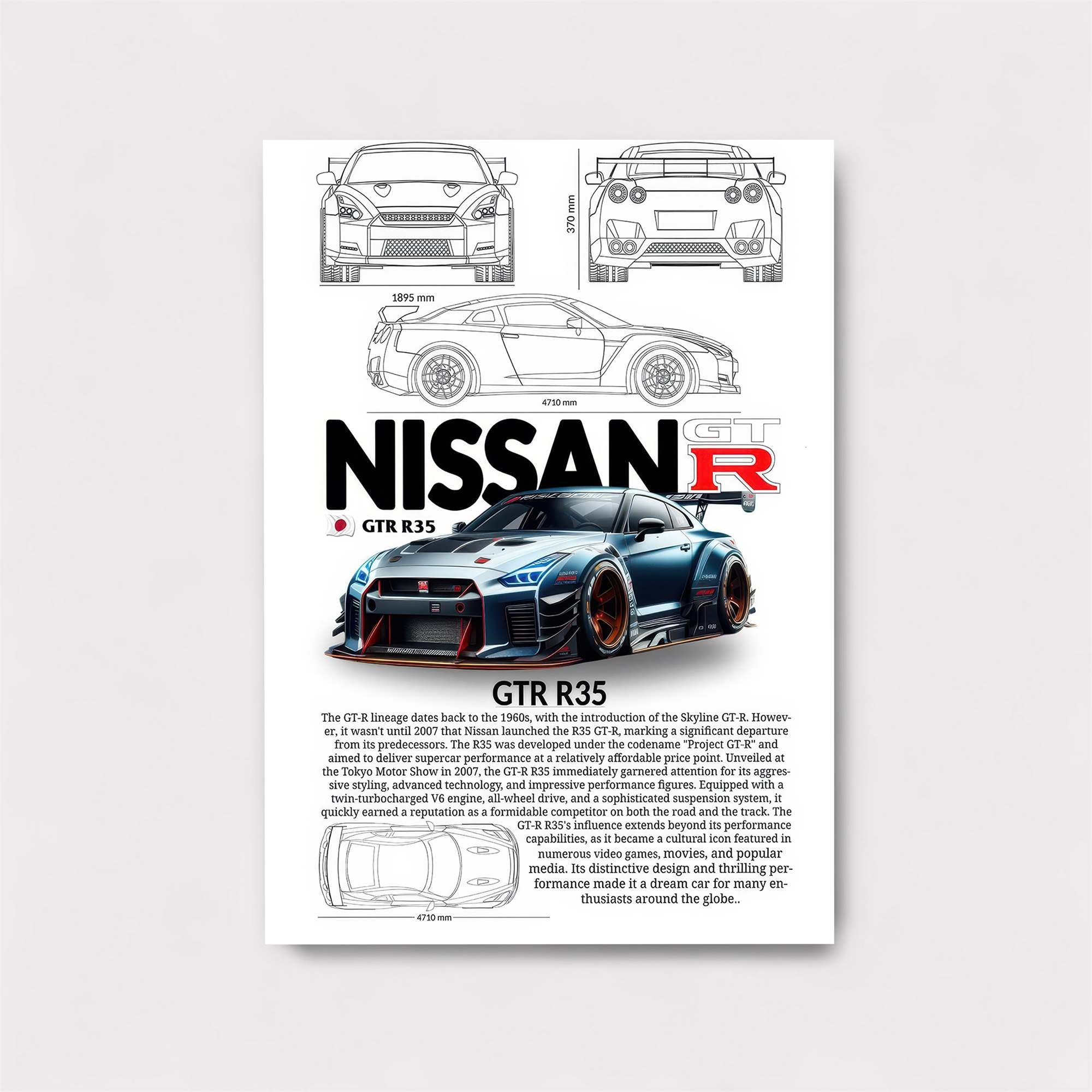 Nissan Thrill Safe Wall Magnetic / M