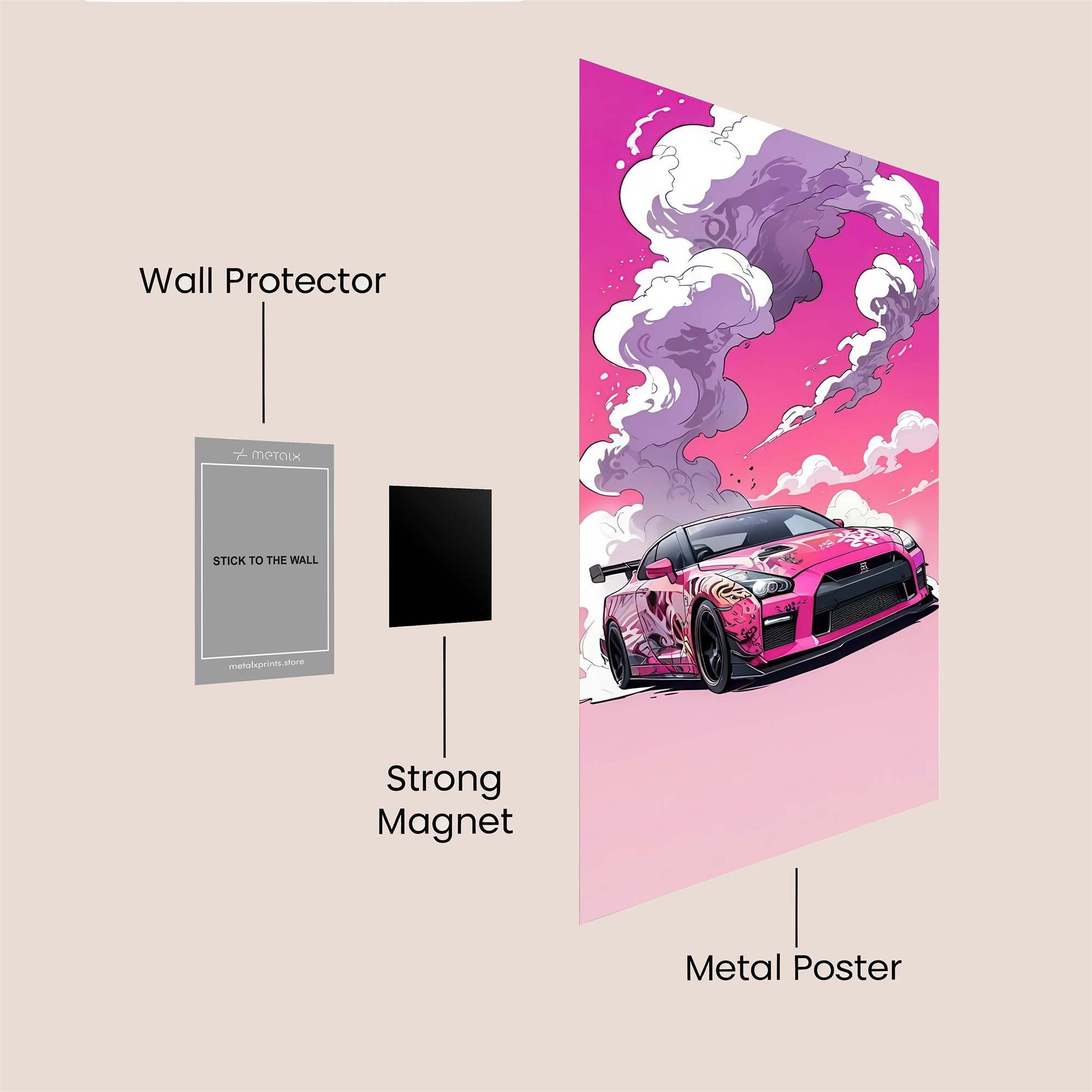 Drift Frenzy Safe Wall Magnetic / M