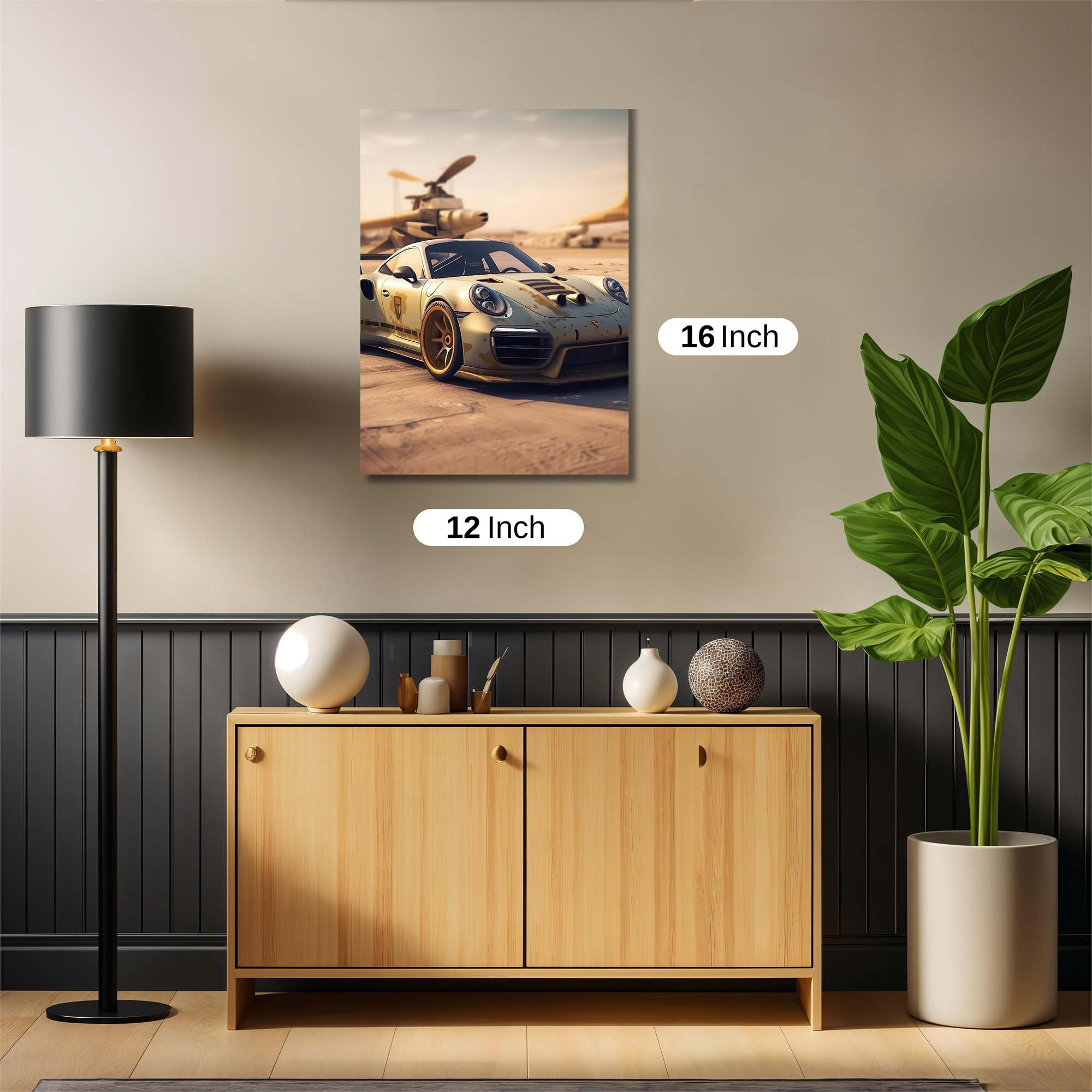 Porsche Gritty Safe Wall Magnetic / M