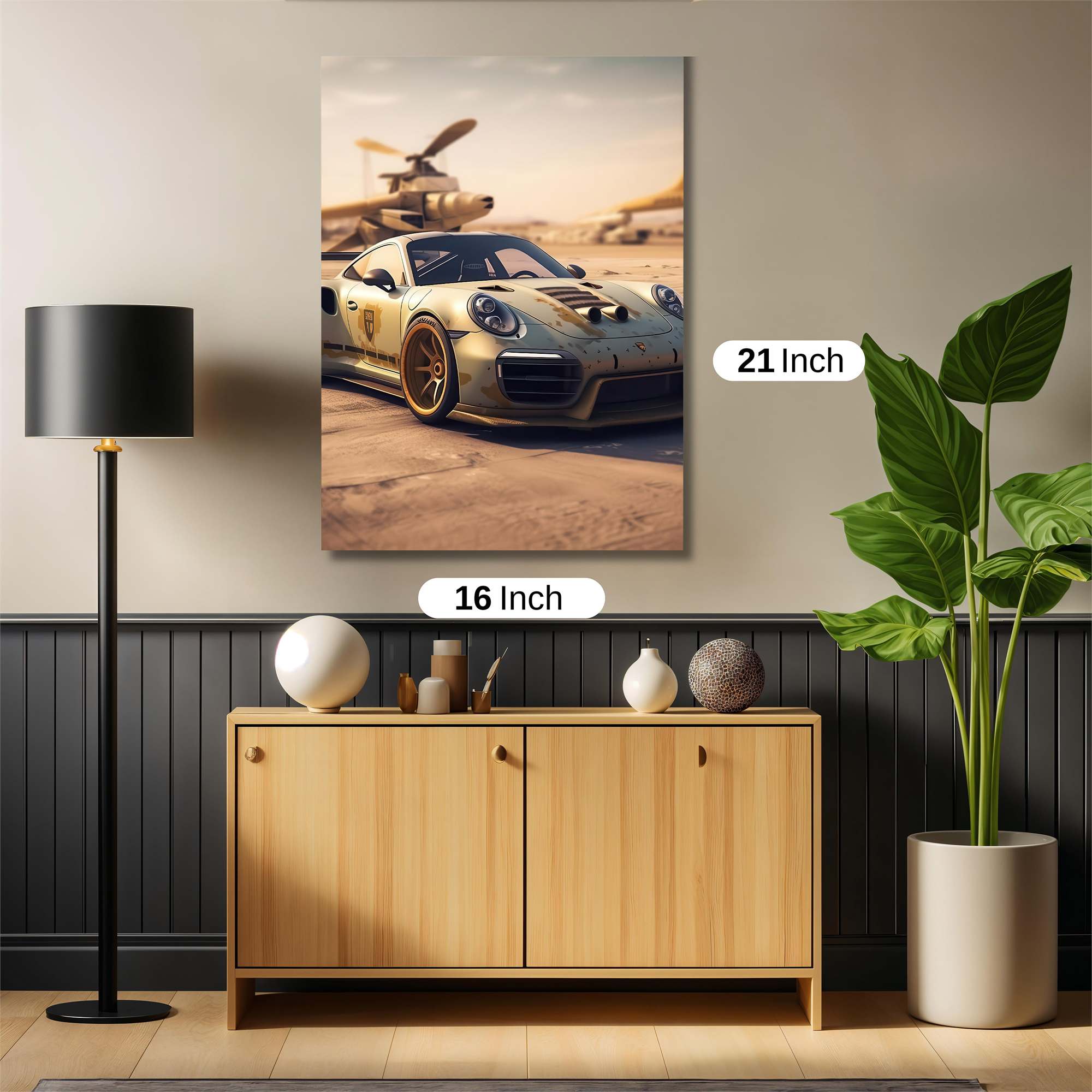 Porsche Gritty Safe Wall Magnetic / M