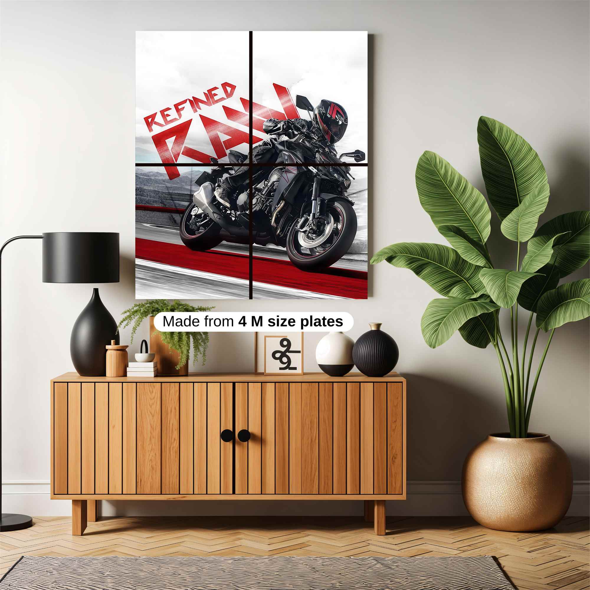 Motorcycle Velocity Safe Wall Magnetic / M