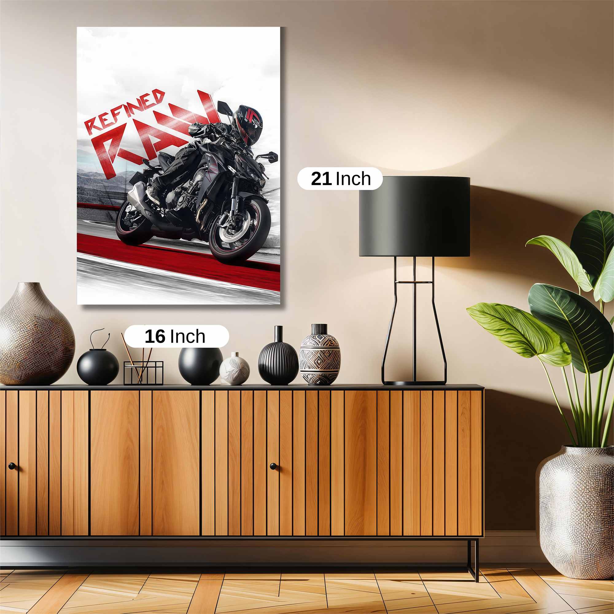 Motorcycle Velocity Safe Wall Magnetic / M