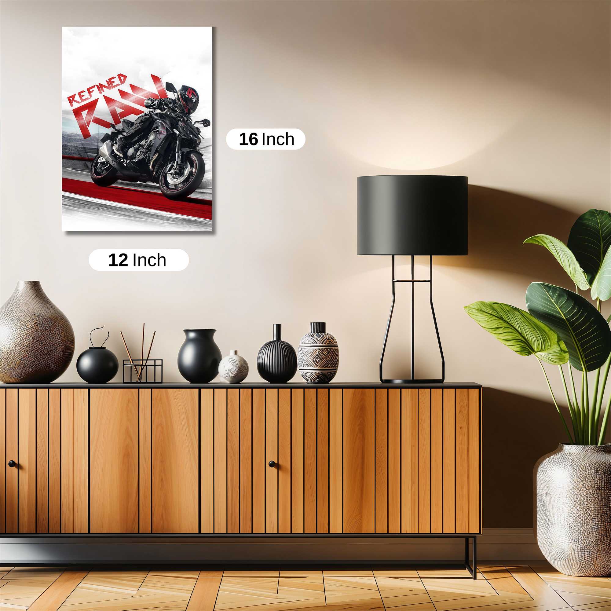 Motorcycle Velocity Safe Wall Magnetic / M