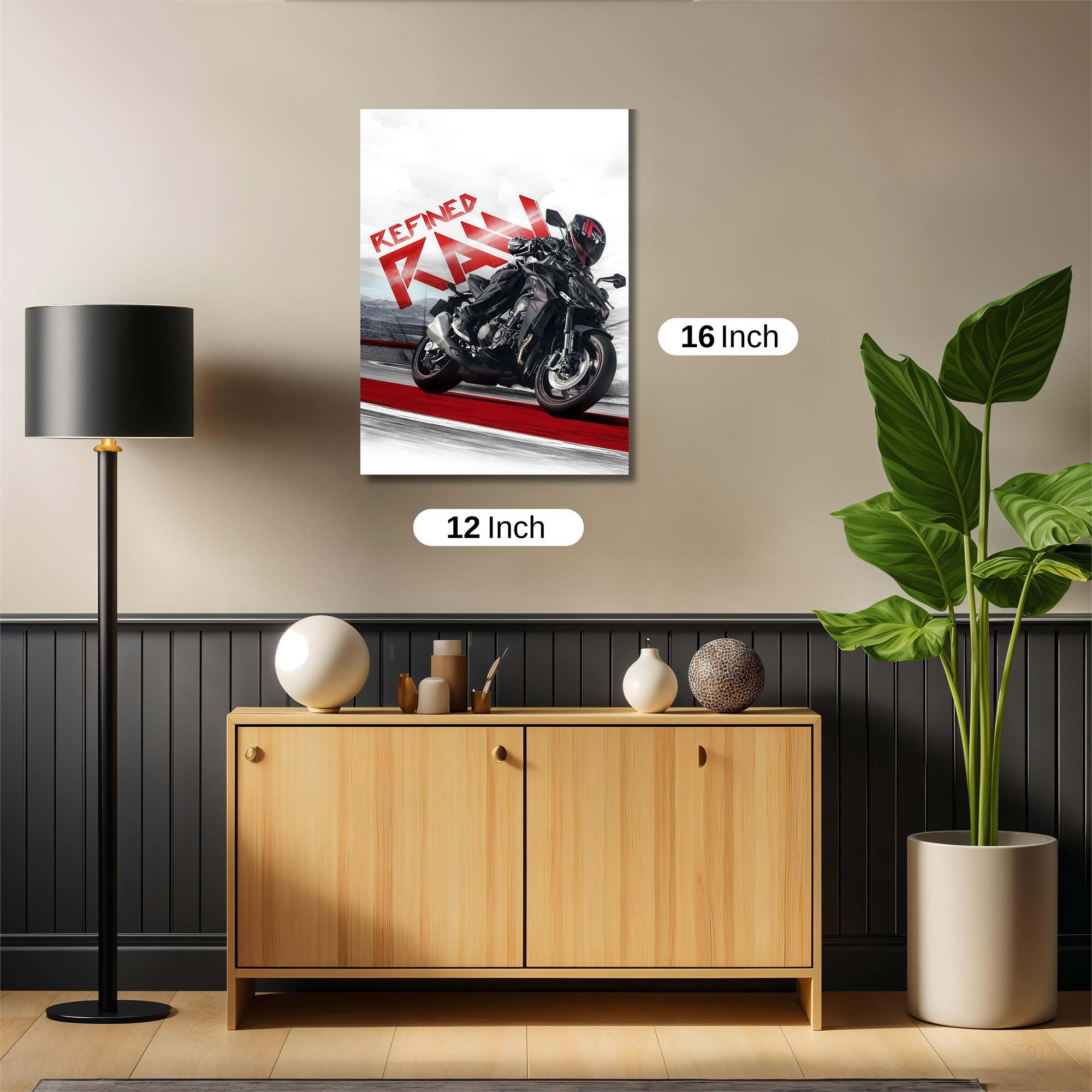 Motorcycle Velocity Safe Wall Magnetic / M