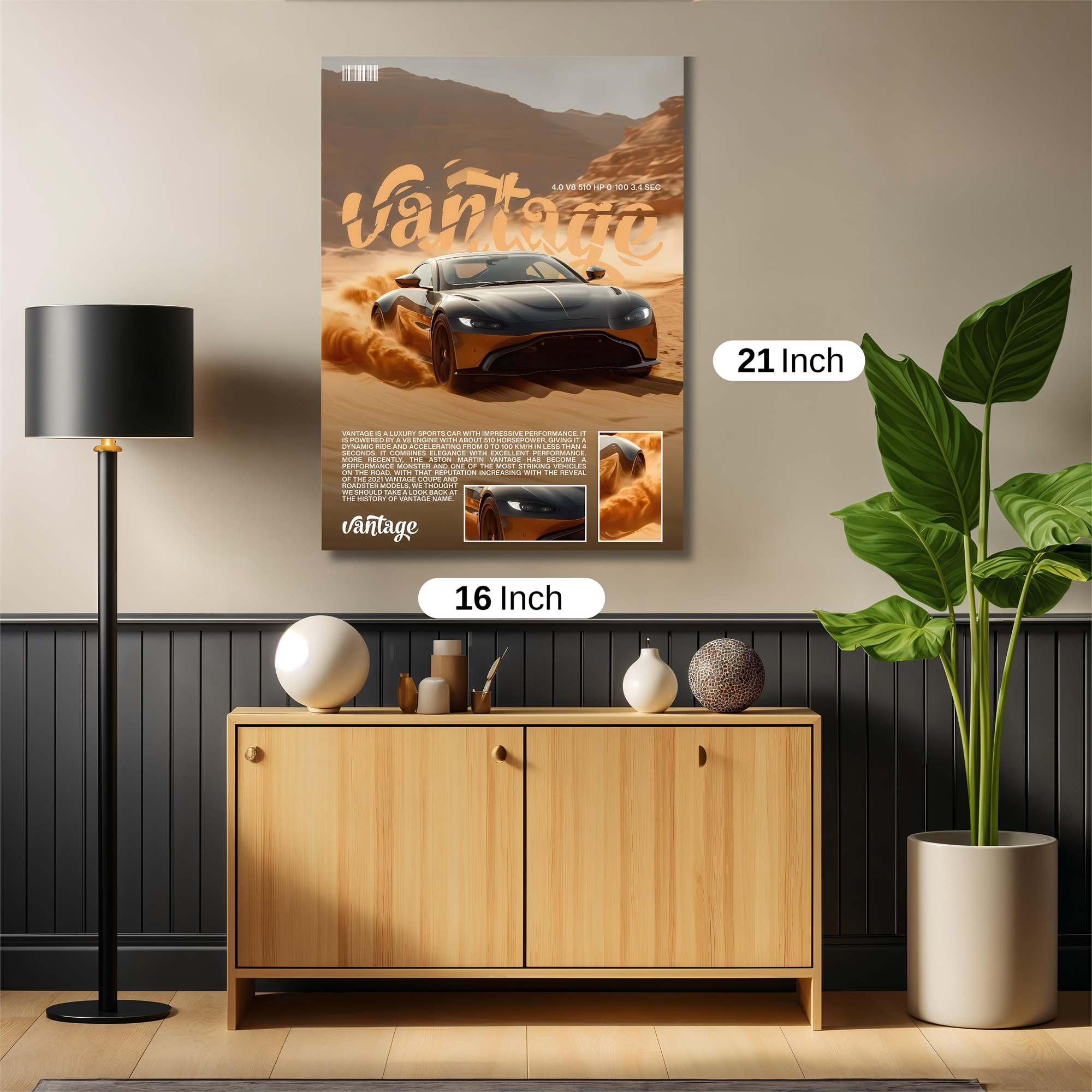 Vantage Velocity Safe Wall Magnetic / M