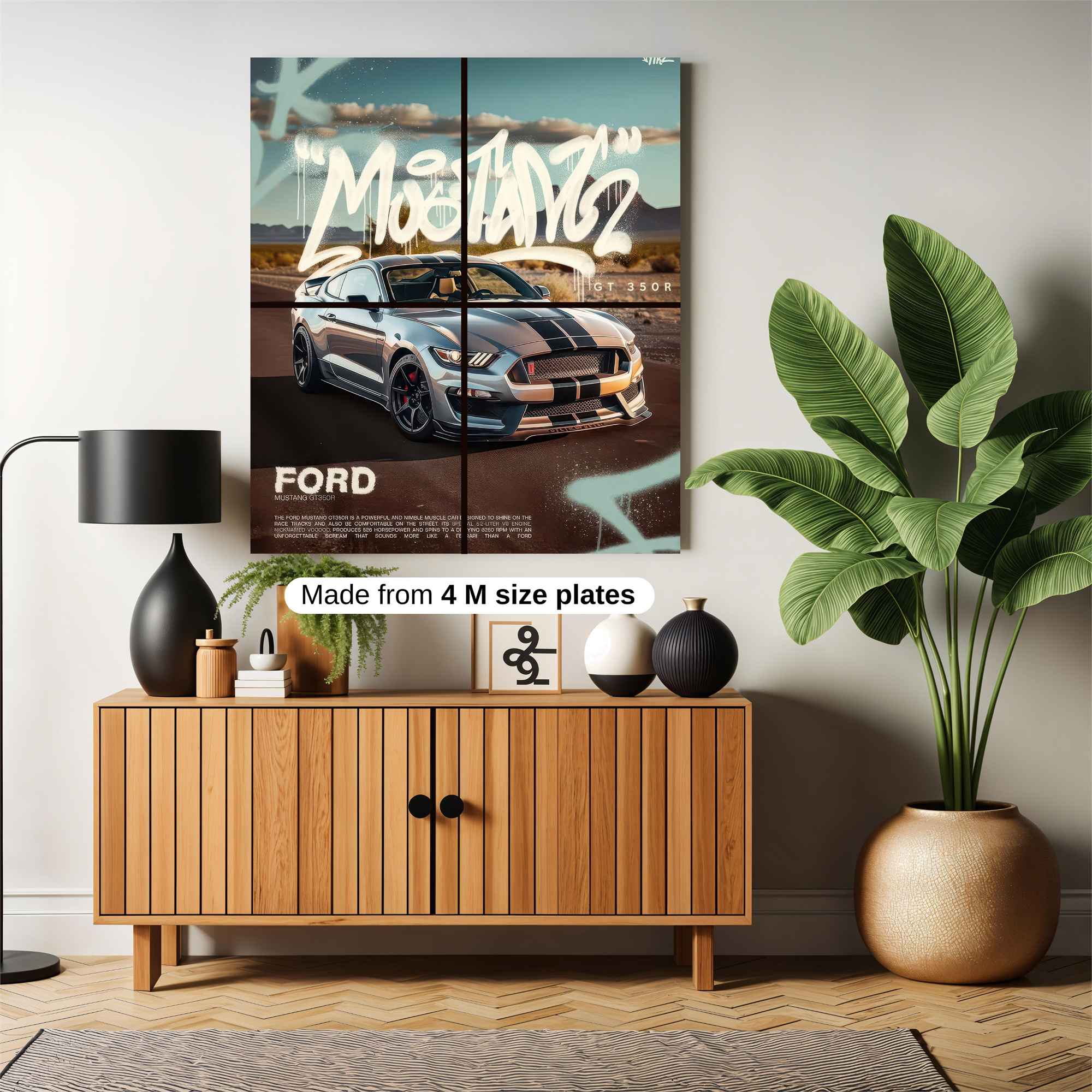 Mustang Menace Safe Wall Magnetic / M